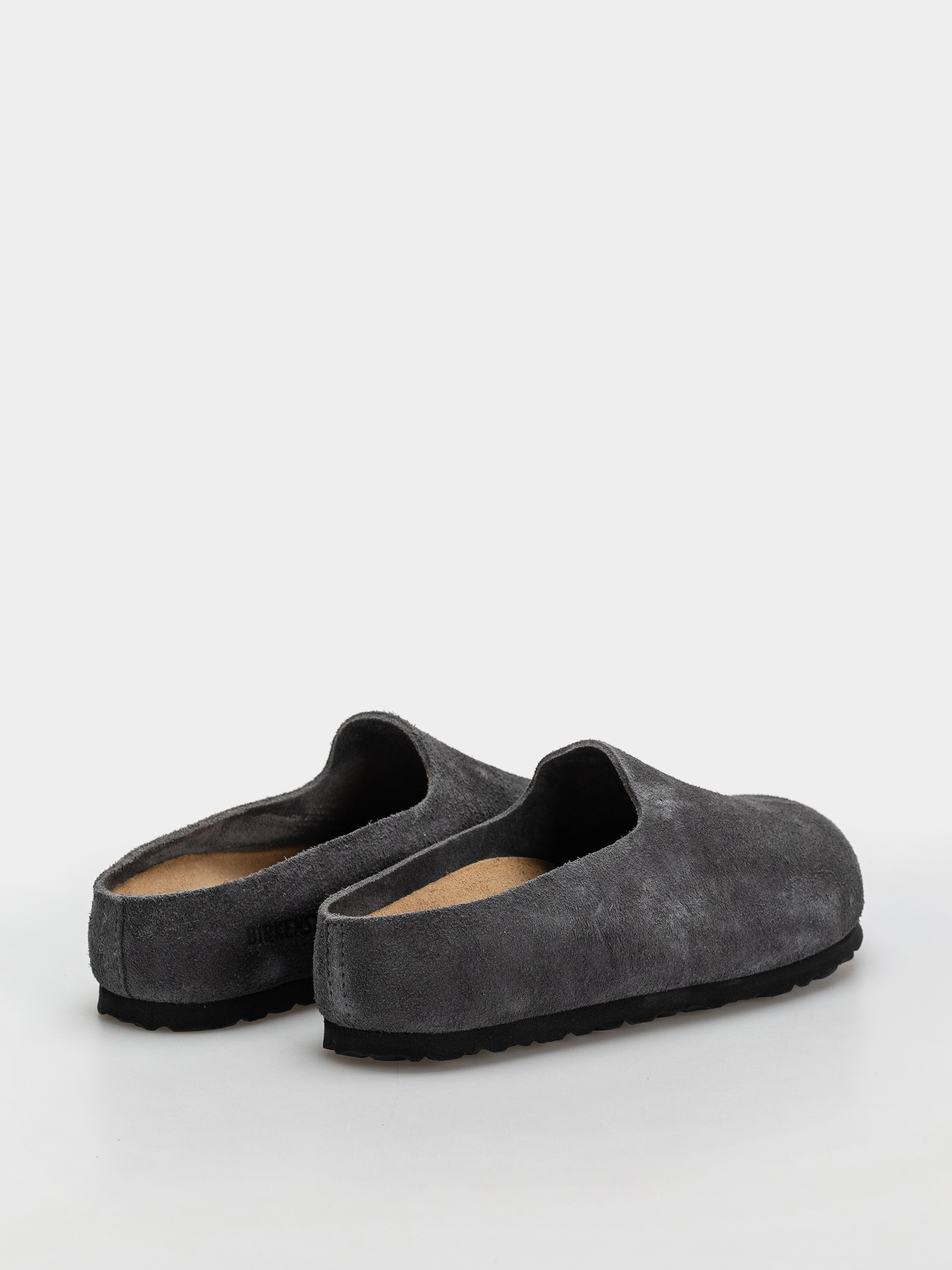 Šľapky Birkenstock Amsterdam Wrapped Suede Leather Narrow (charcoal)