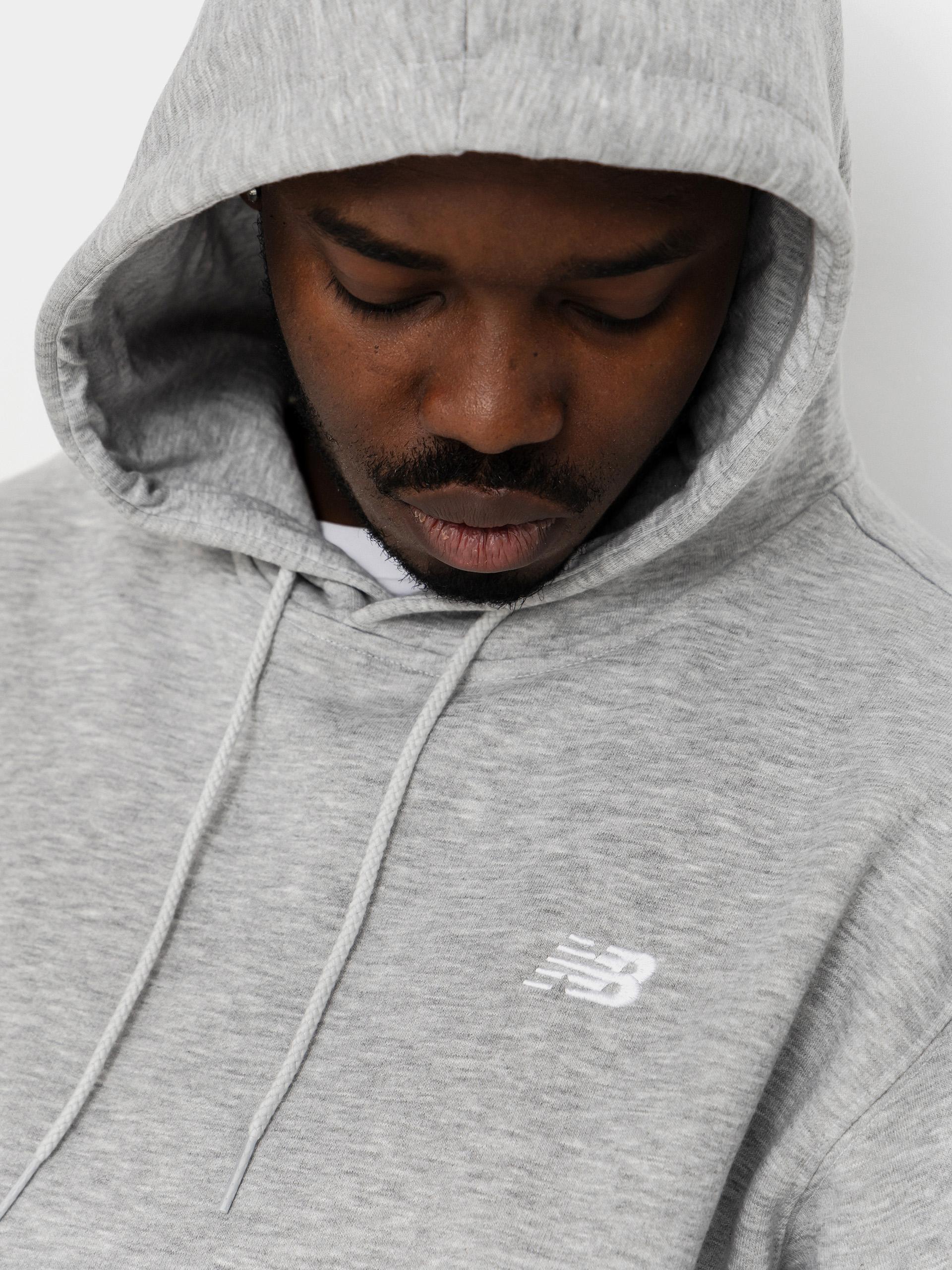 Mikina s kapucňou New Balance Sport Essentials Fleece HD (athletic grey)