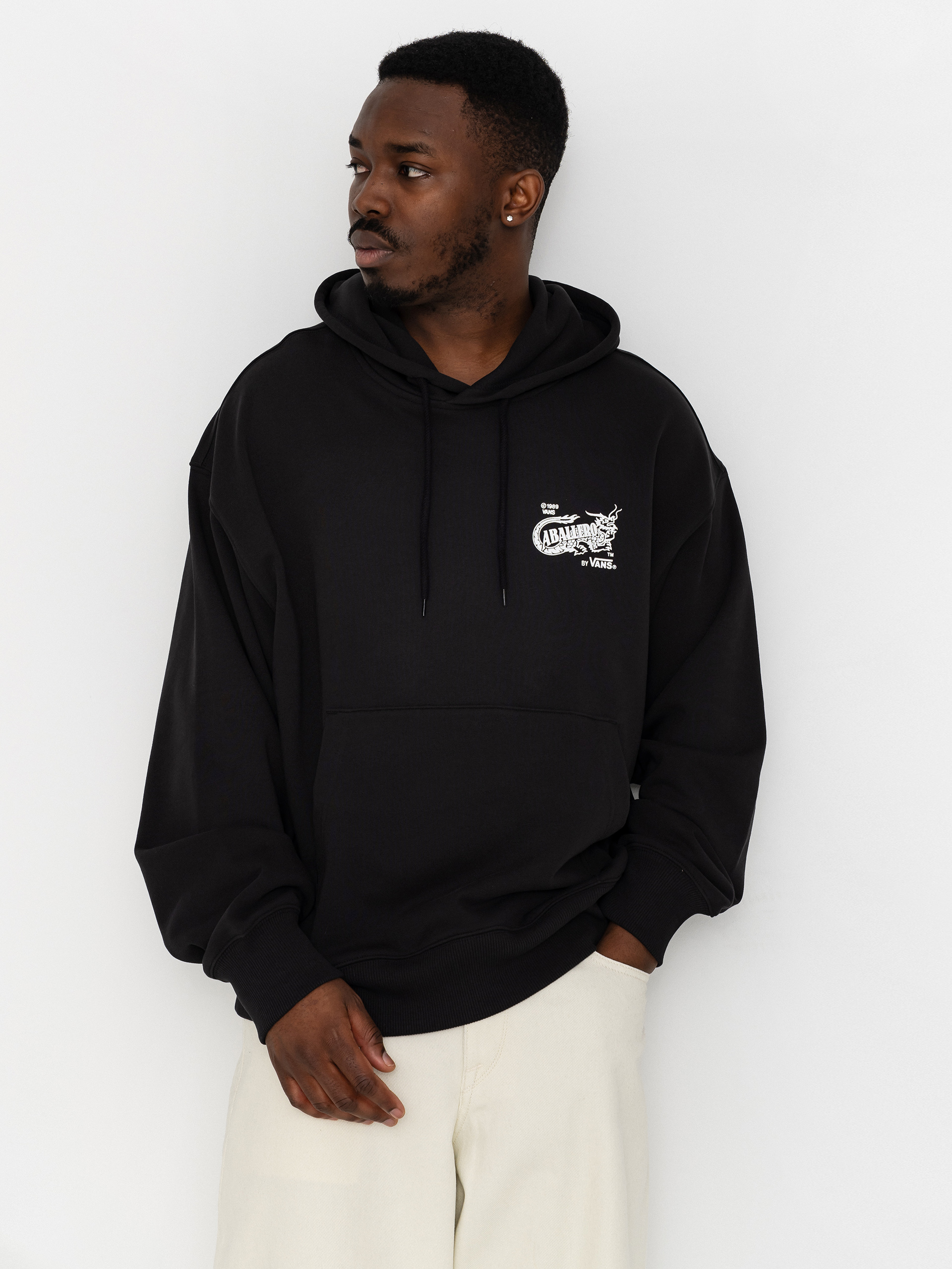 Mikina s kapucňou Vans Caballero HD (black)