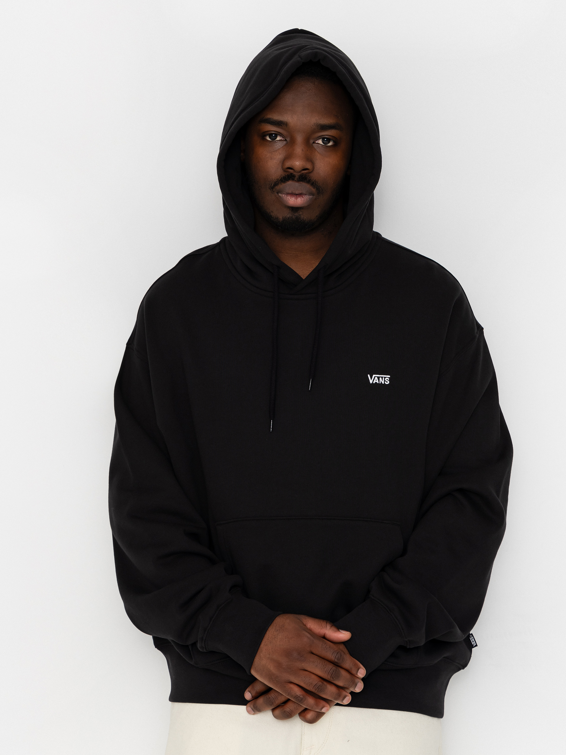 Mikina s kapucu0148ou Vans Left Chest II HD (black)