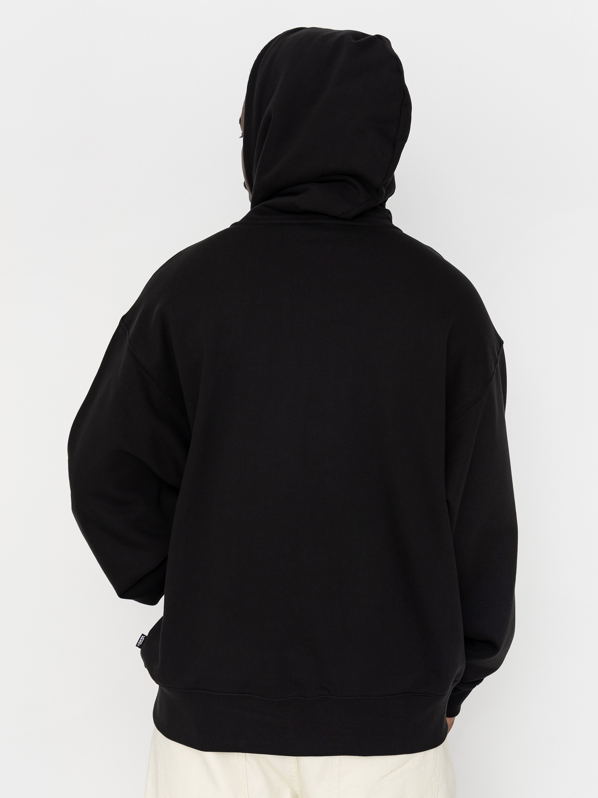 Mikina s kapucňou Vans Left Chest II HD (black)
