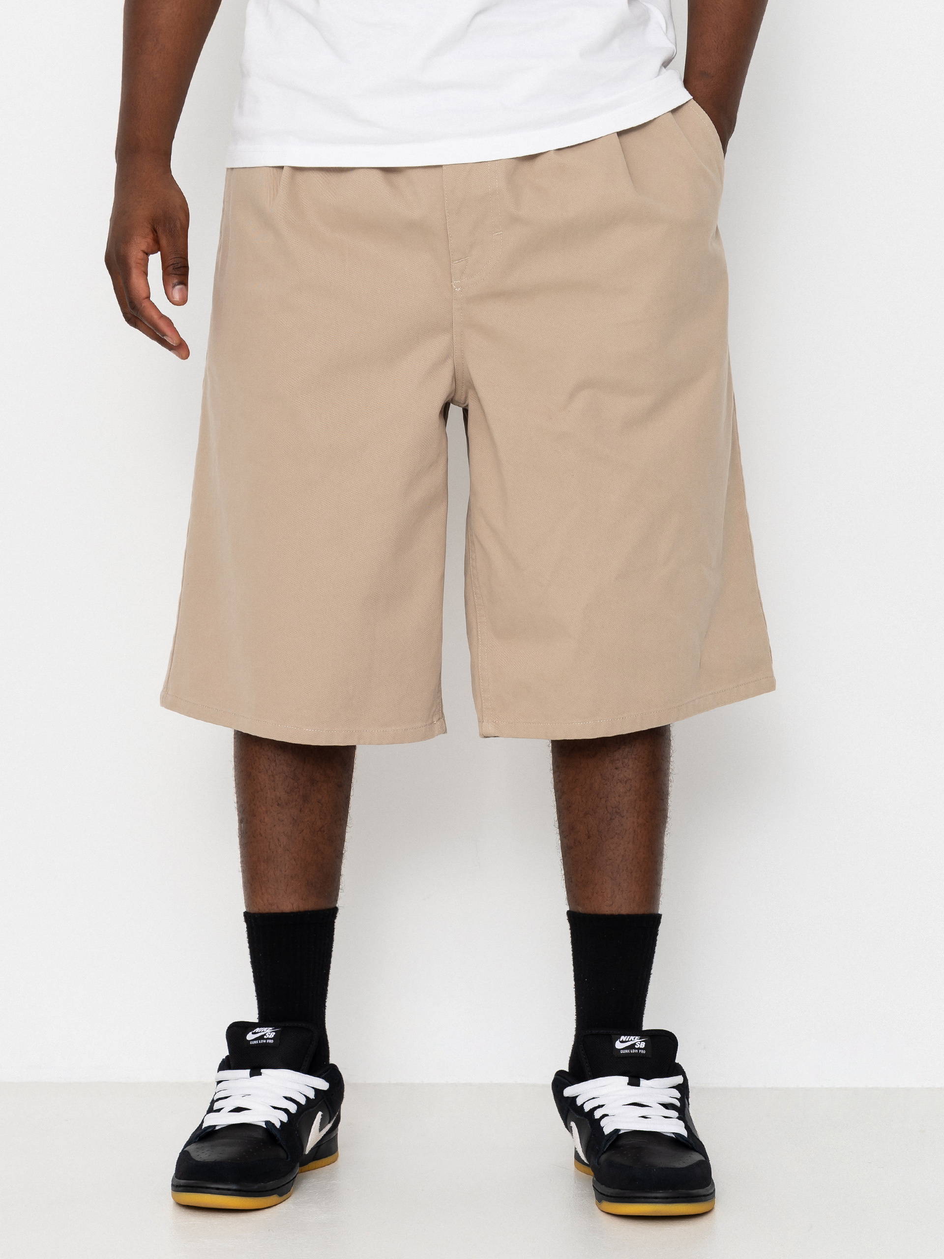 Kraťasy Volcom Chillow Pleat Ew Chino Sht 24 (light khaki)