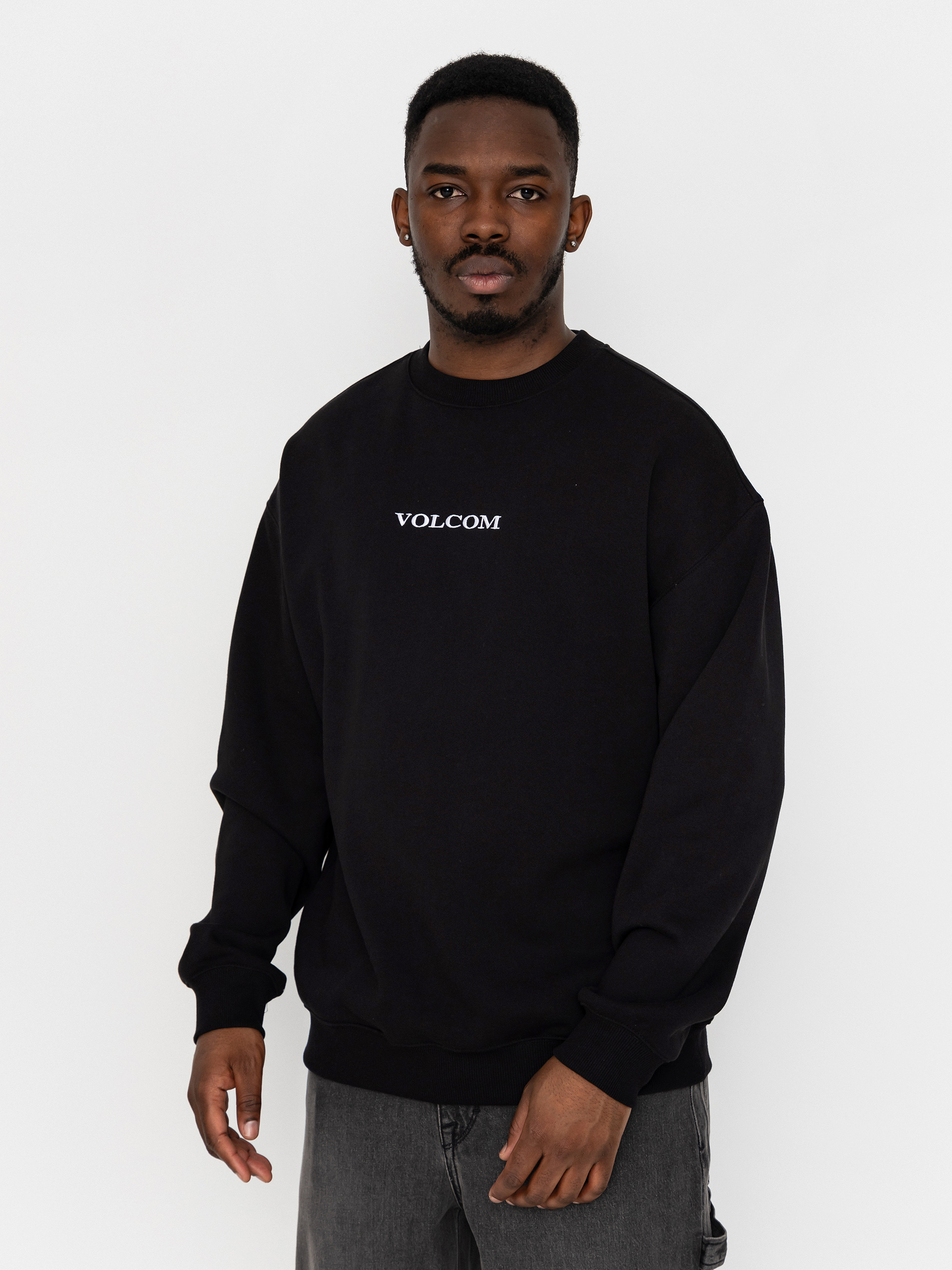 Mikina Volcom Stone Crew (black)