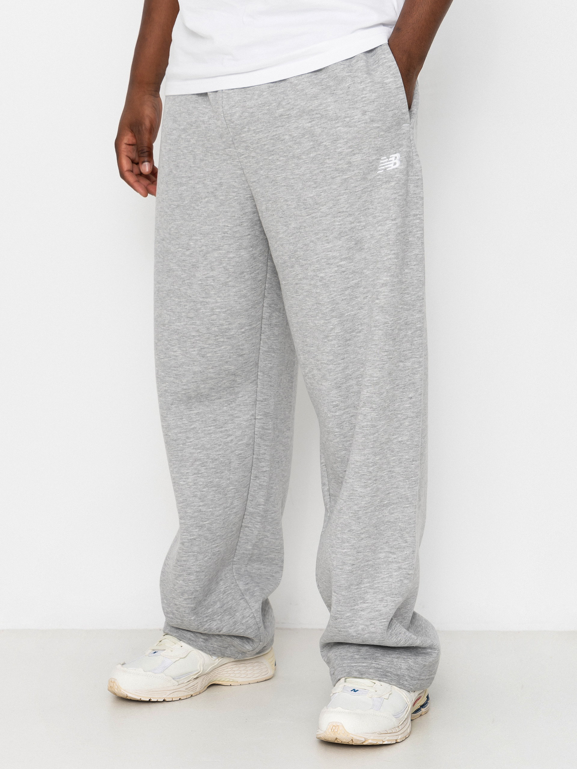 Nohavice New Balance Sport Essentials Fleece (athletic grey)