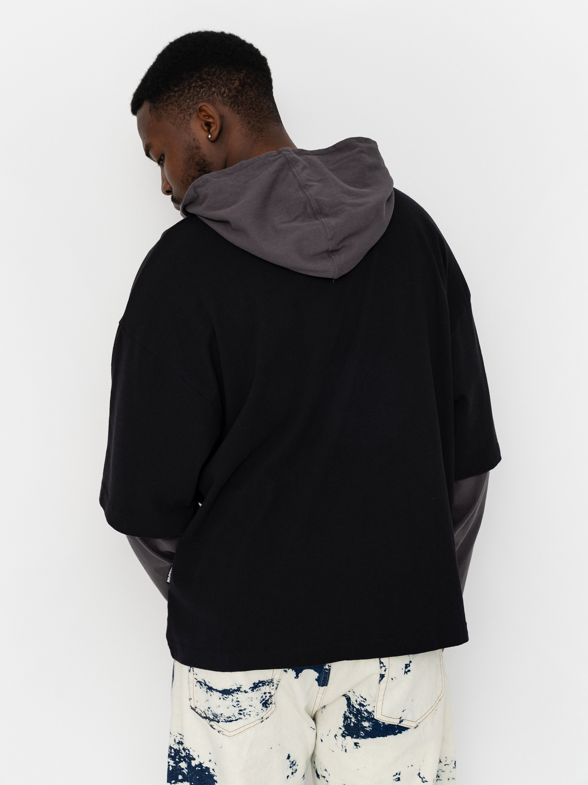 Mikina s kapucňou Wasted Paris Balaur Age HD (black/old black)