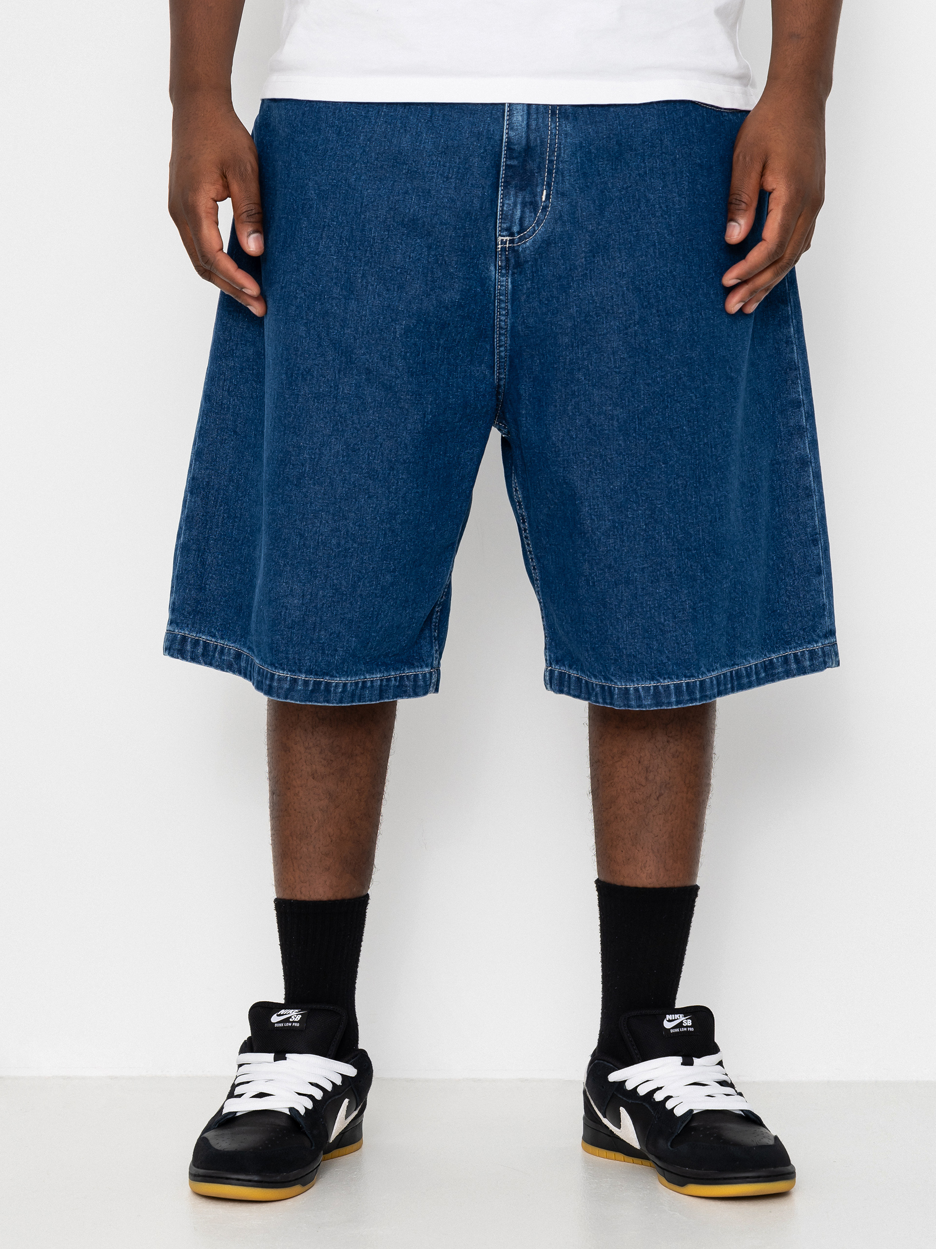 Kraťasy Carhartt WIP Brandon (blue stone washed)
