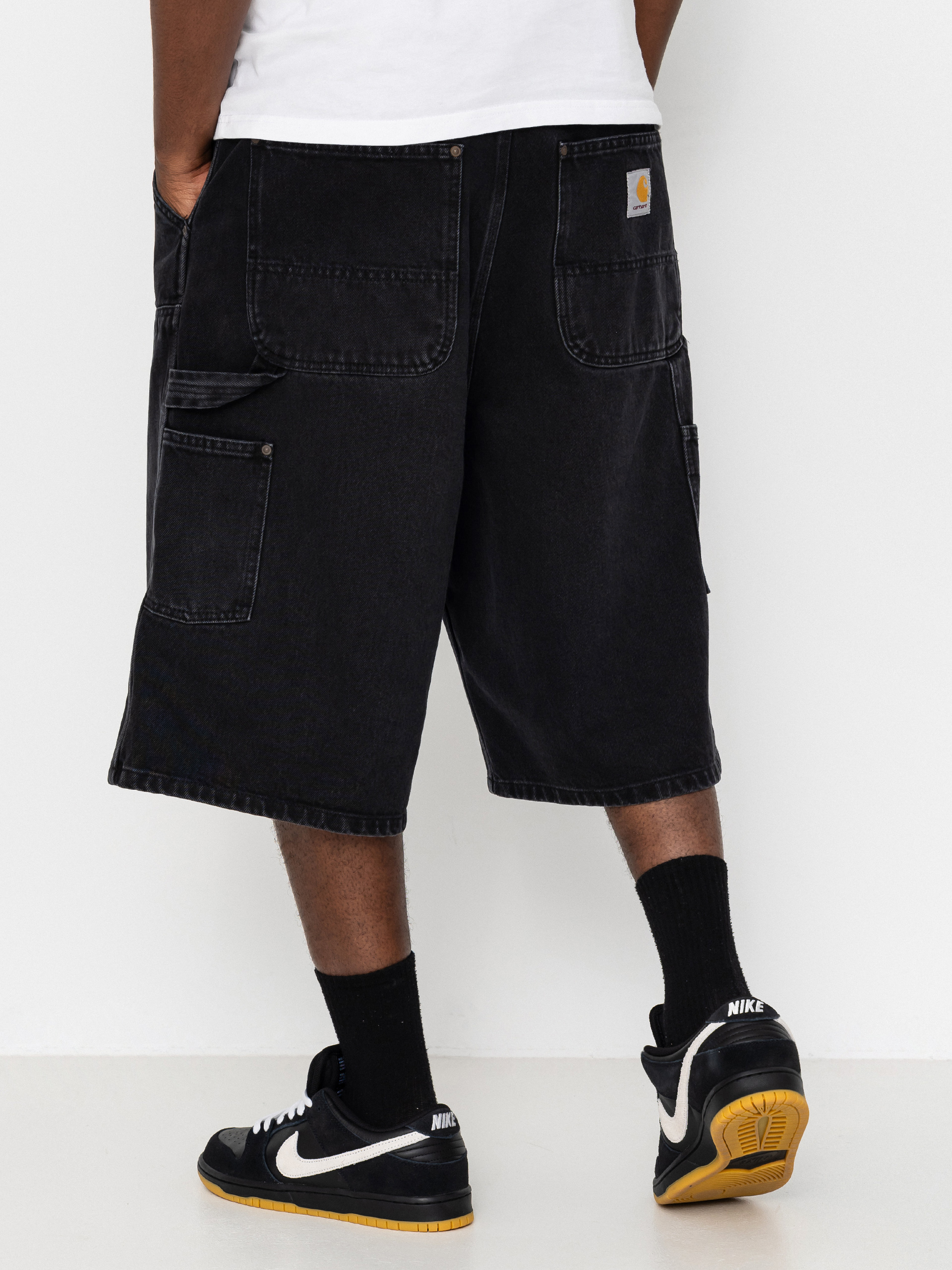 Kraťasy Carhartt WIP OG Double Knee (black stone washed)