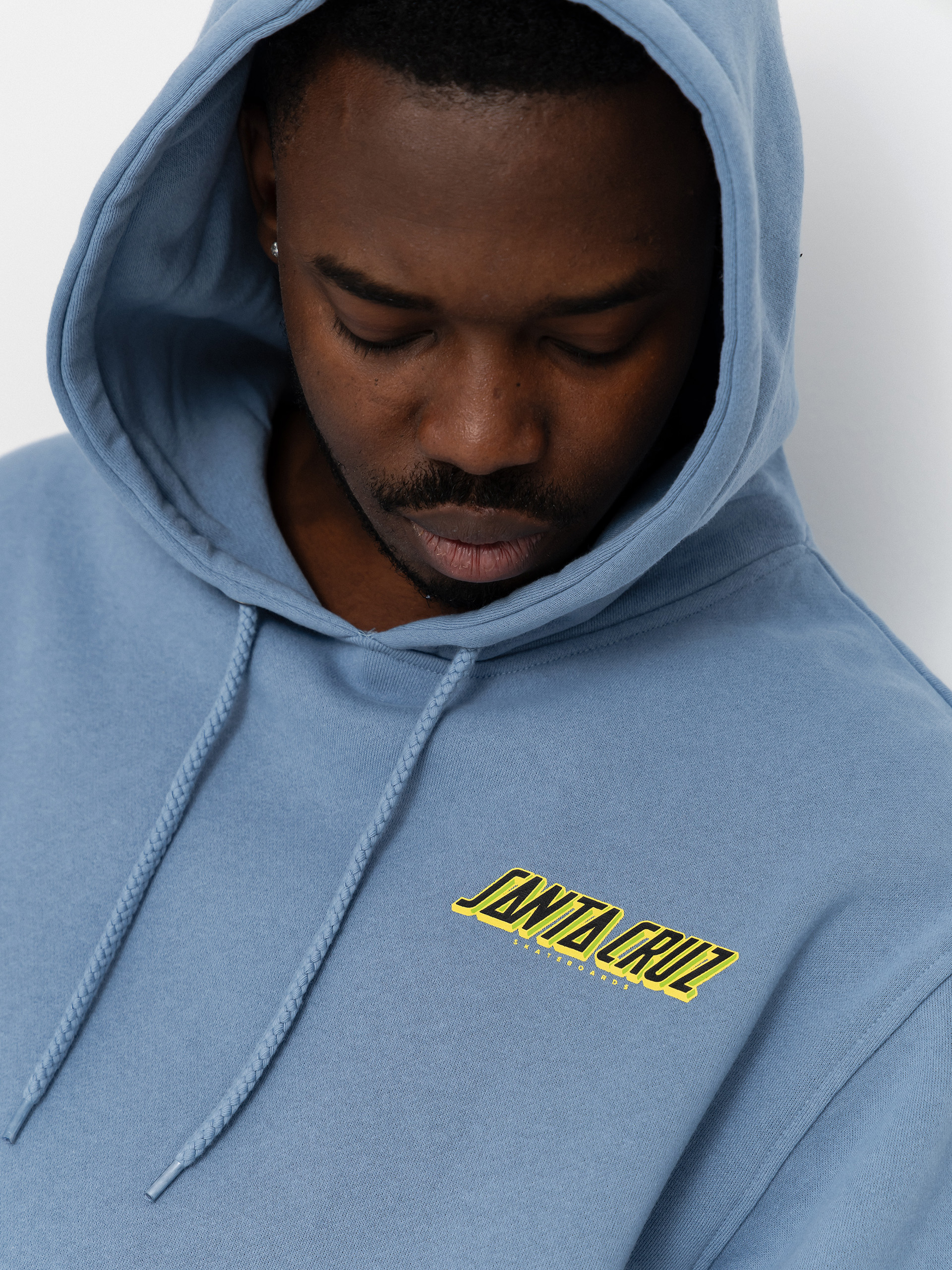 Mikina s kapucňou Santa Cruz Roskopp Cruz Control HD (faded denim)