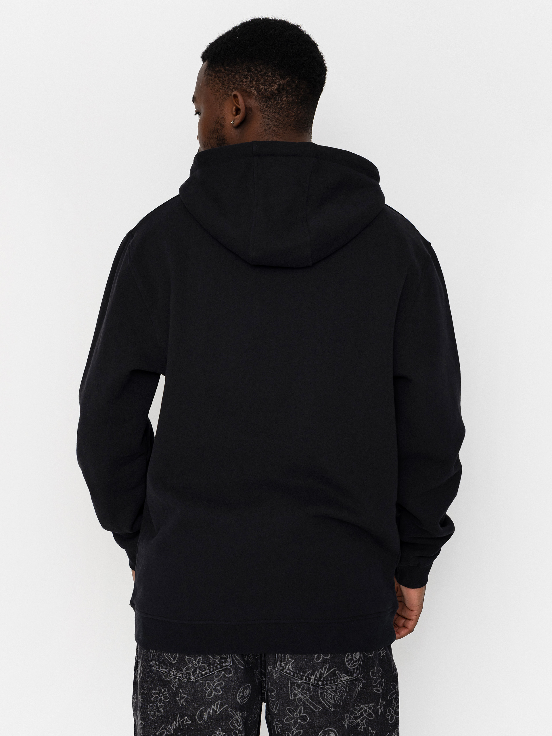 Mikina s kapucňou Santa Cruz Self Destruct Centre HD (black)