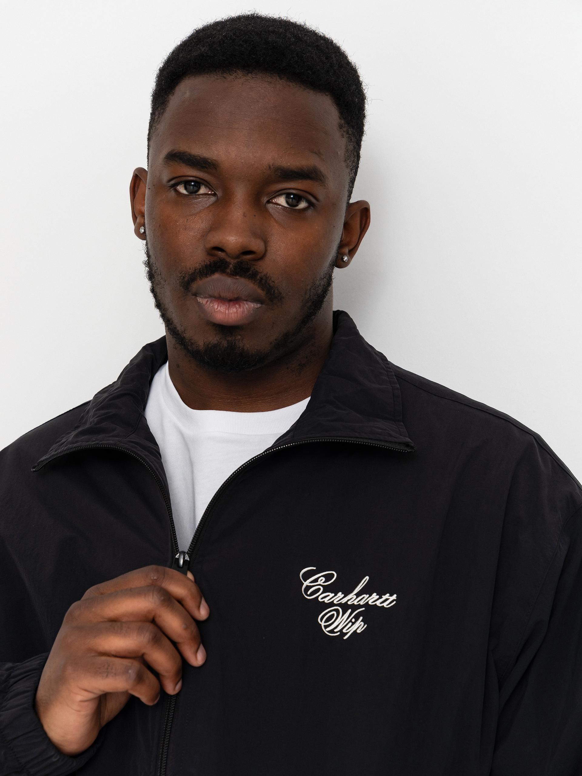 Bunda Carhartt WIP Travon (black/wax)