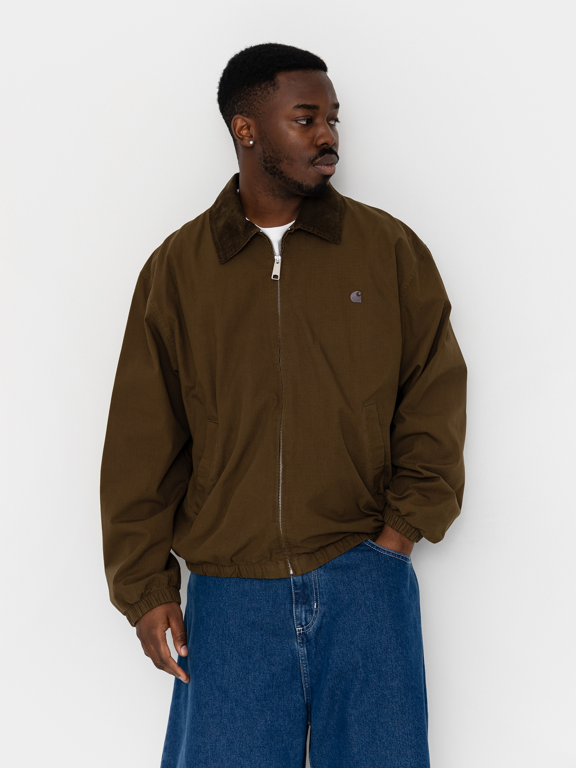Bunda Carhartt WIP Madison Ripstop (dark beech/black)