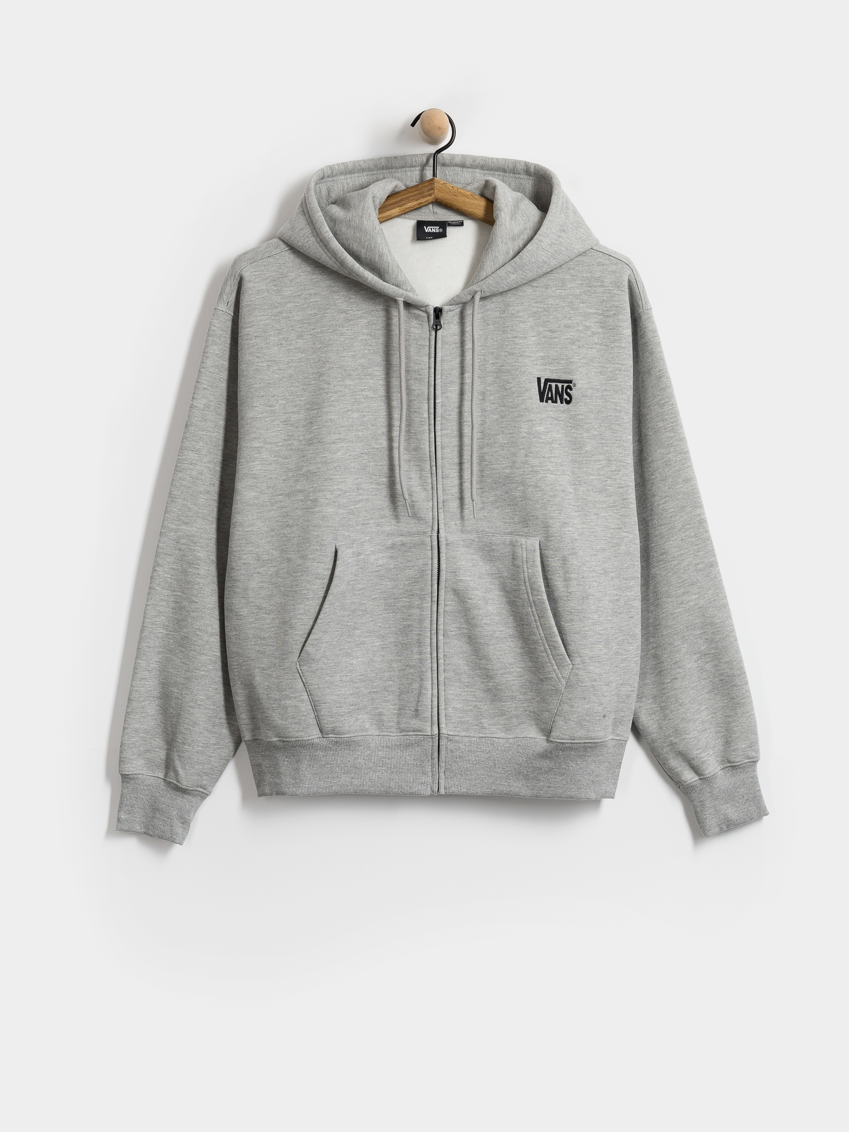 Mikina s kapucňou Vans Stretch Logo ZHD (cement heather)