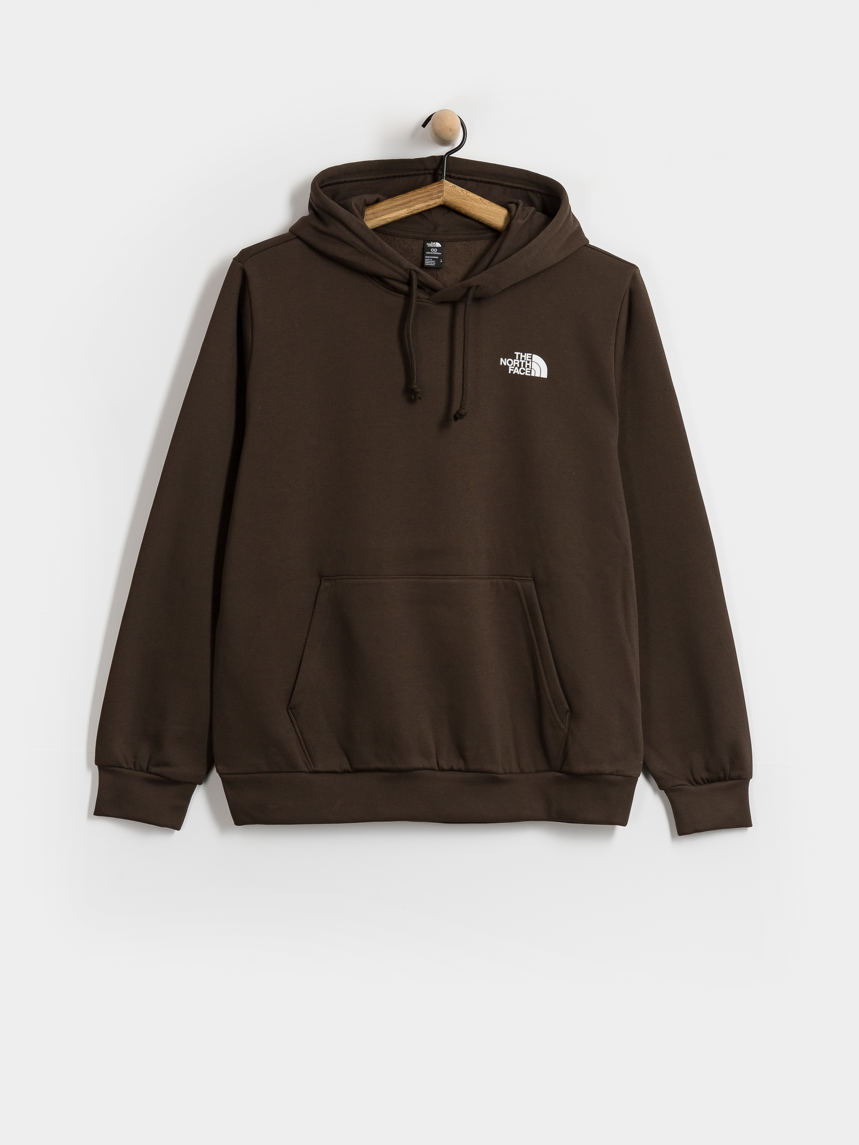 Mikina s kapucňou The North Face Evolution Box Nse Regular HD (dark chestnut)