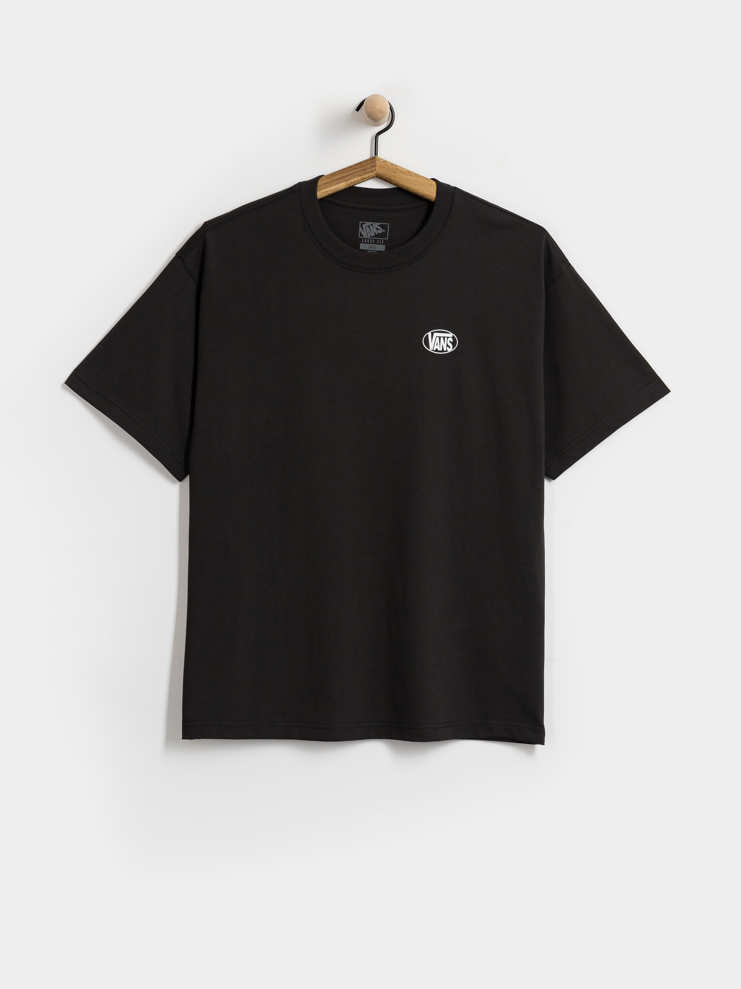 Tričko Vans Oval Logo Loose (black)