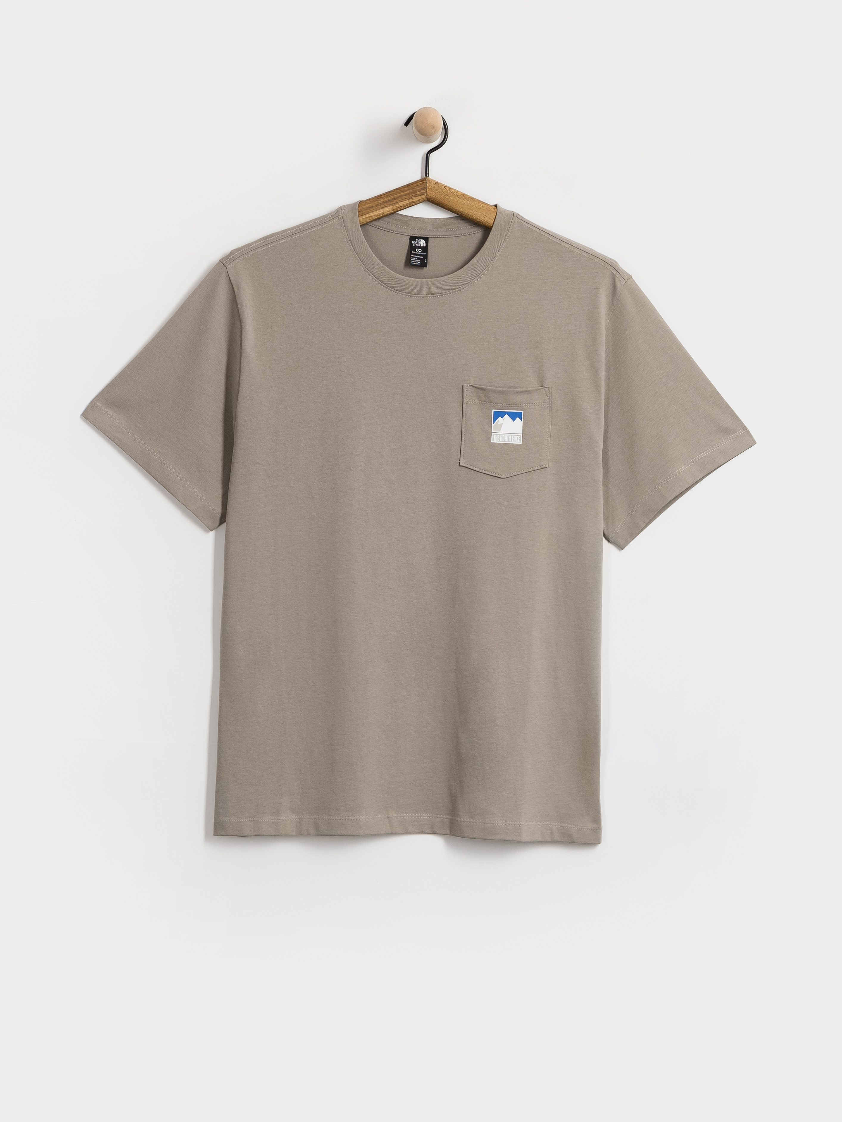 Tričko The North Face Mountain Logo Relaxed (stone slab)