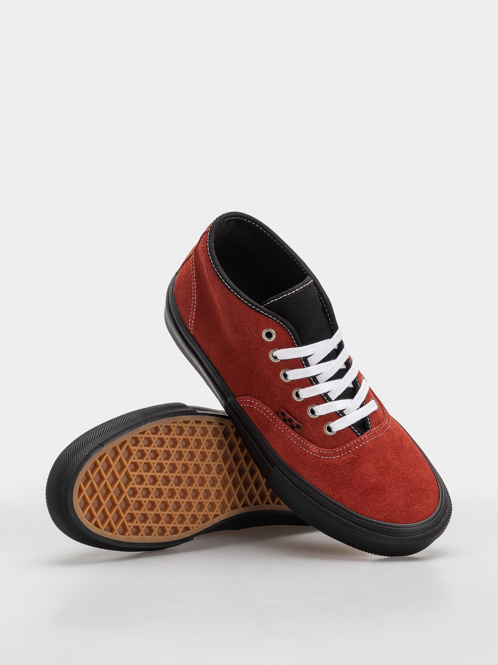 Topánky Vans Skate Authentic Mid (poppy ember red)