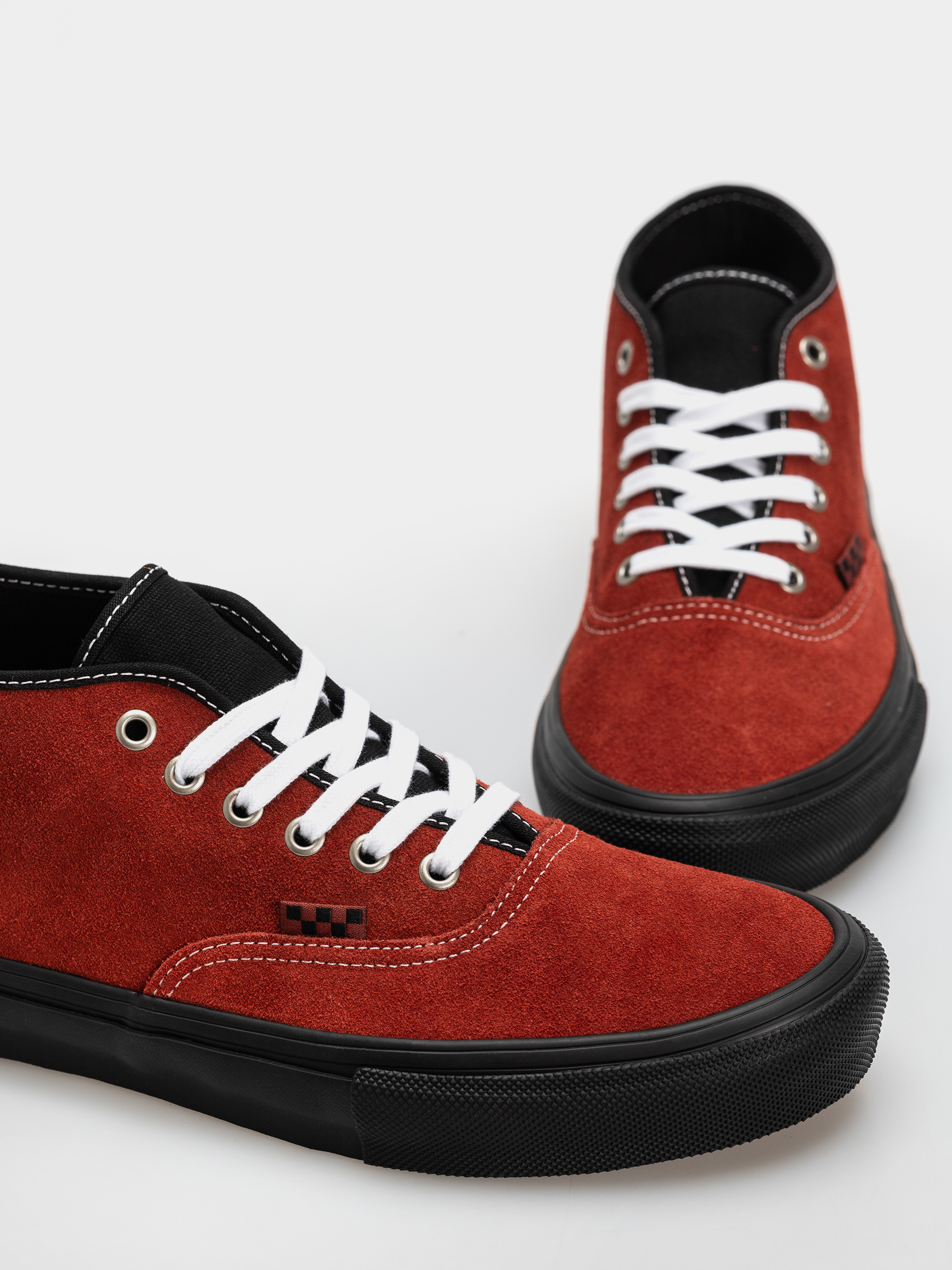Topánky Vans Skate Authentic Mid (poppy ember red)