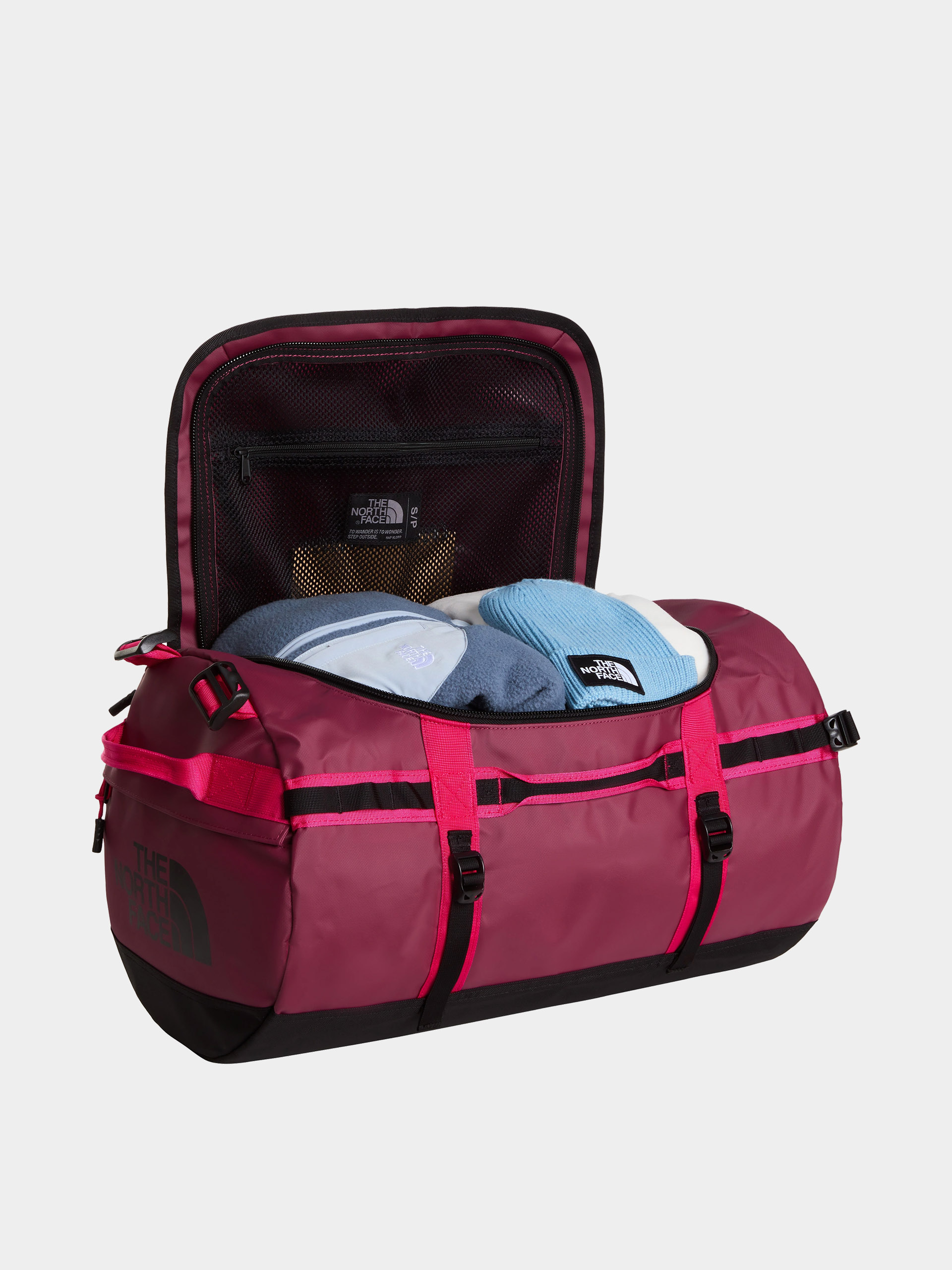 Taška The North Face Base Camp Duffel S (burgundy crush/tnf black)