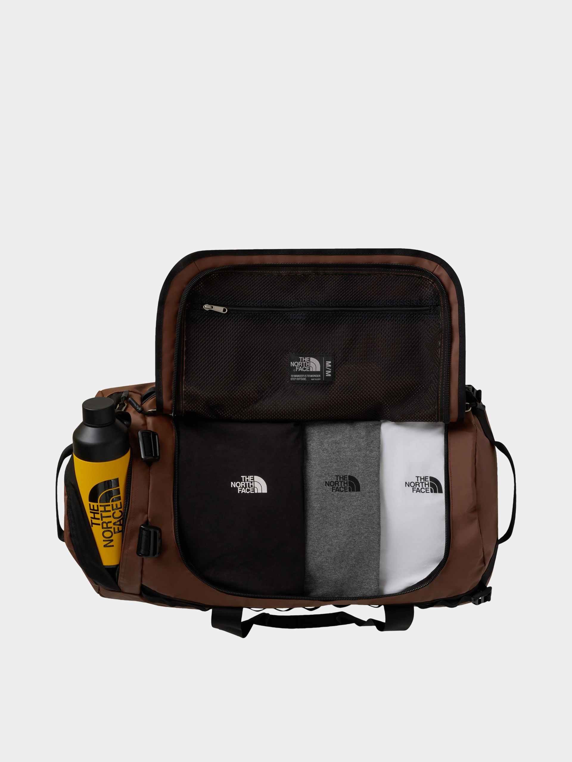 Taška The North Face Base Camp Duffel M (smokey brown/tnf black)
