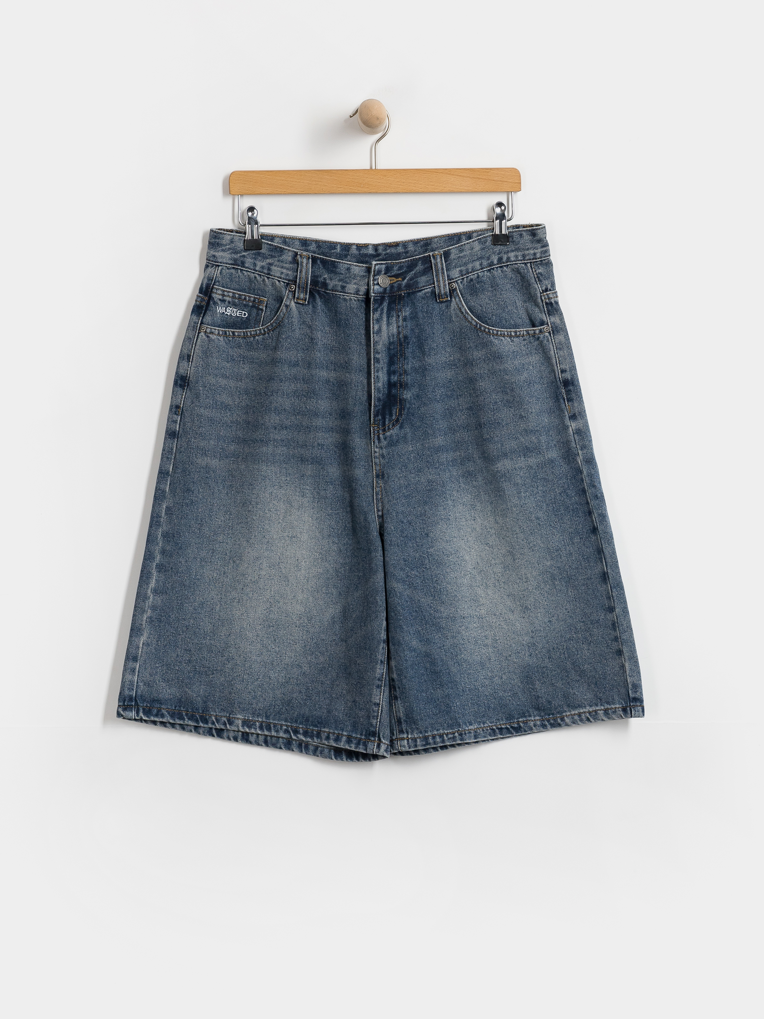 Kraťasy Wasted Paris Faded Casper (vintage blue)