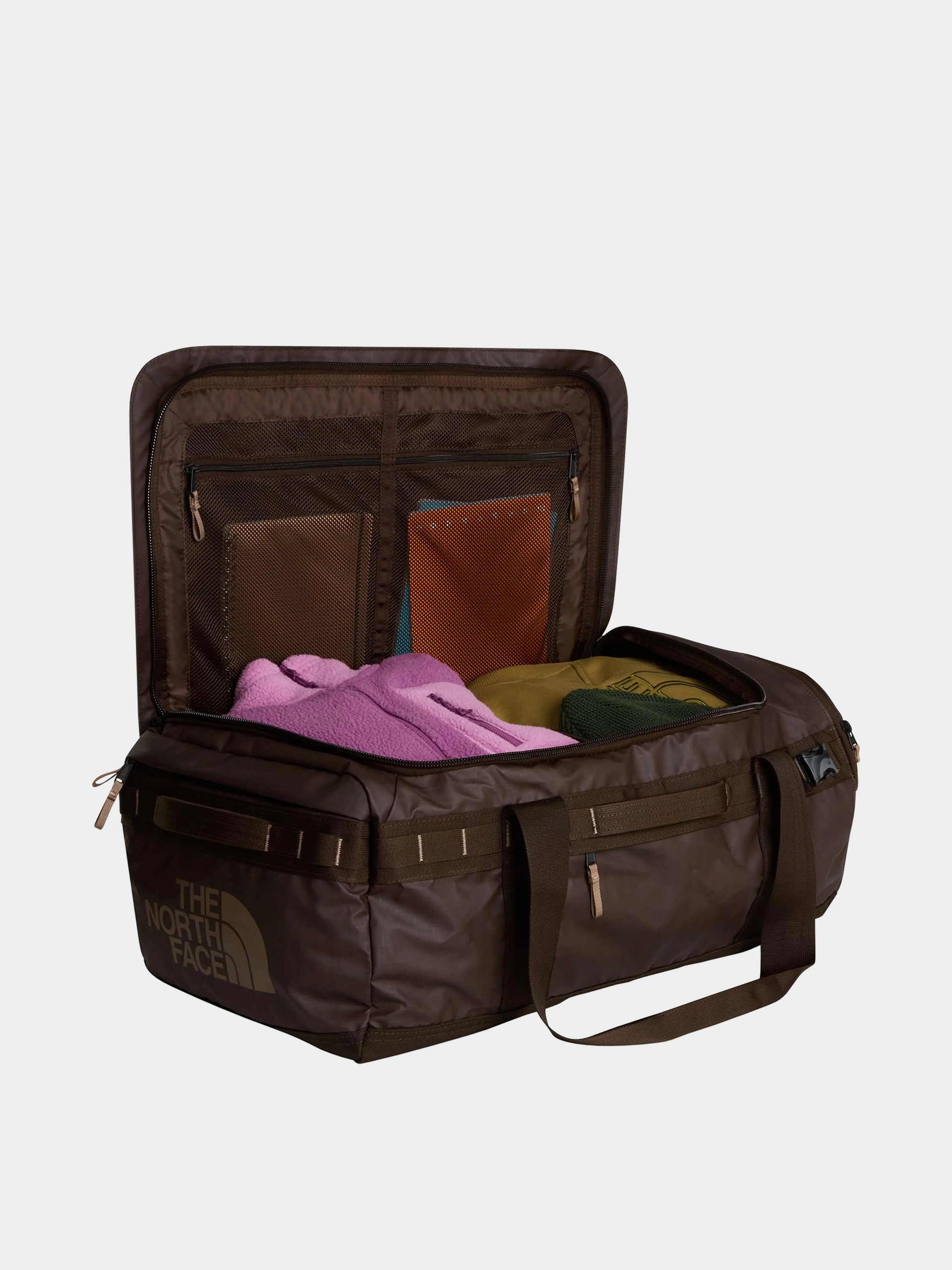Taška The North Face Base Camp Voyager Duffel 62L (dark chestnut/garnet)
