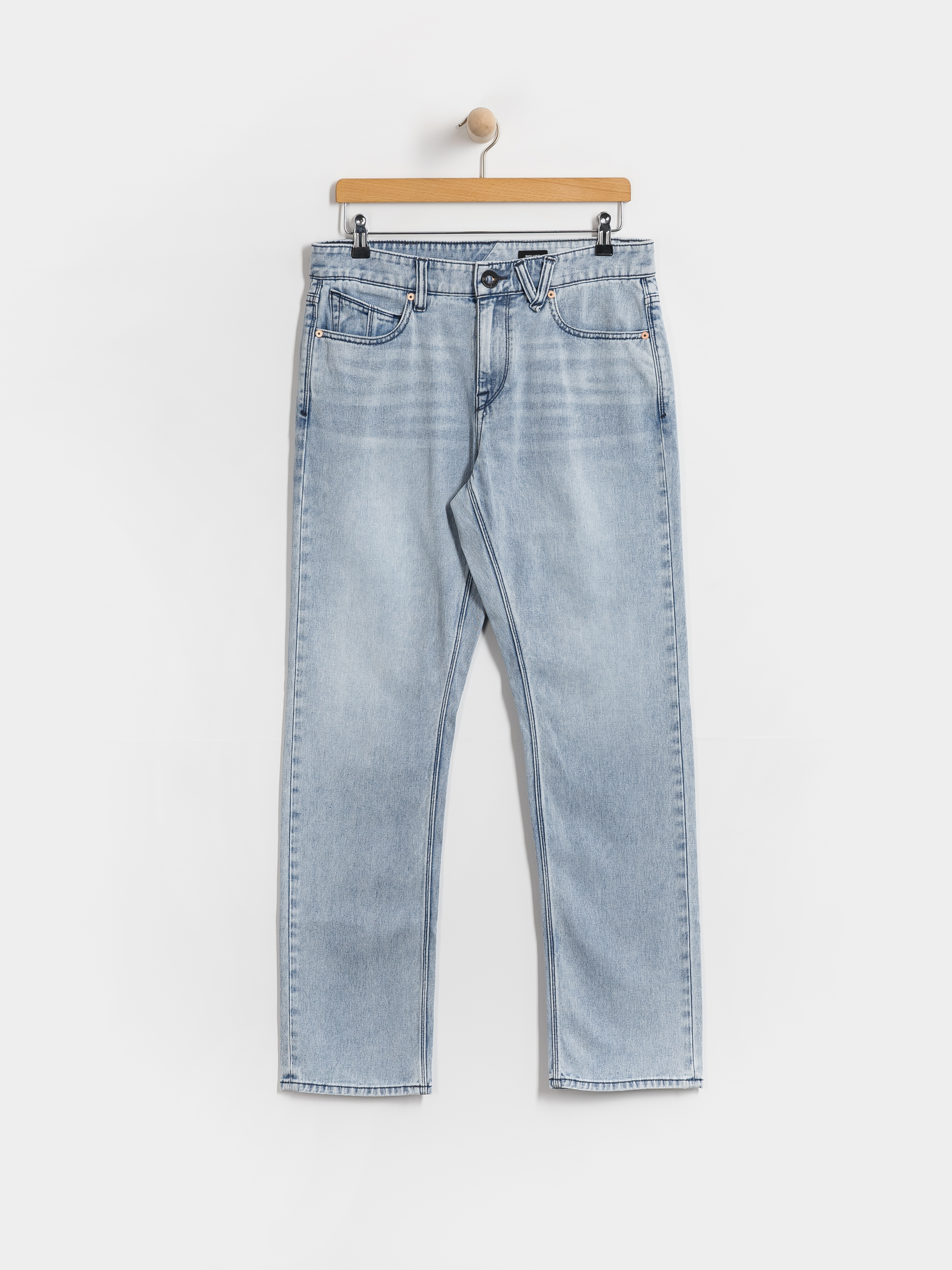 Nohavice Volcom Solver (worn light blue)