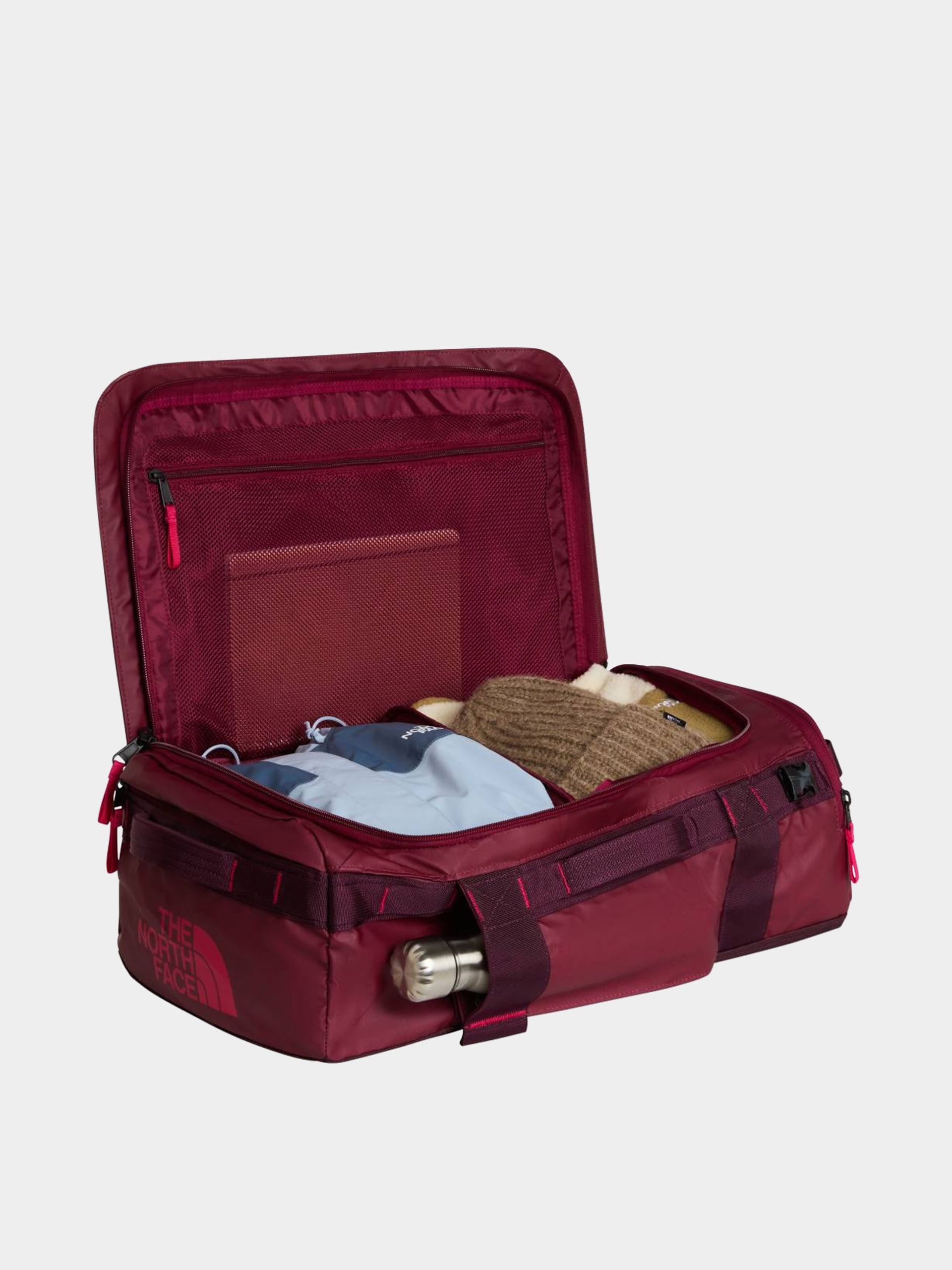 Taška The North Face Base Camp Voyager Duffel 32L (burgundy crush/deep bur)