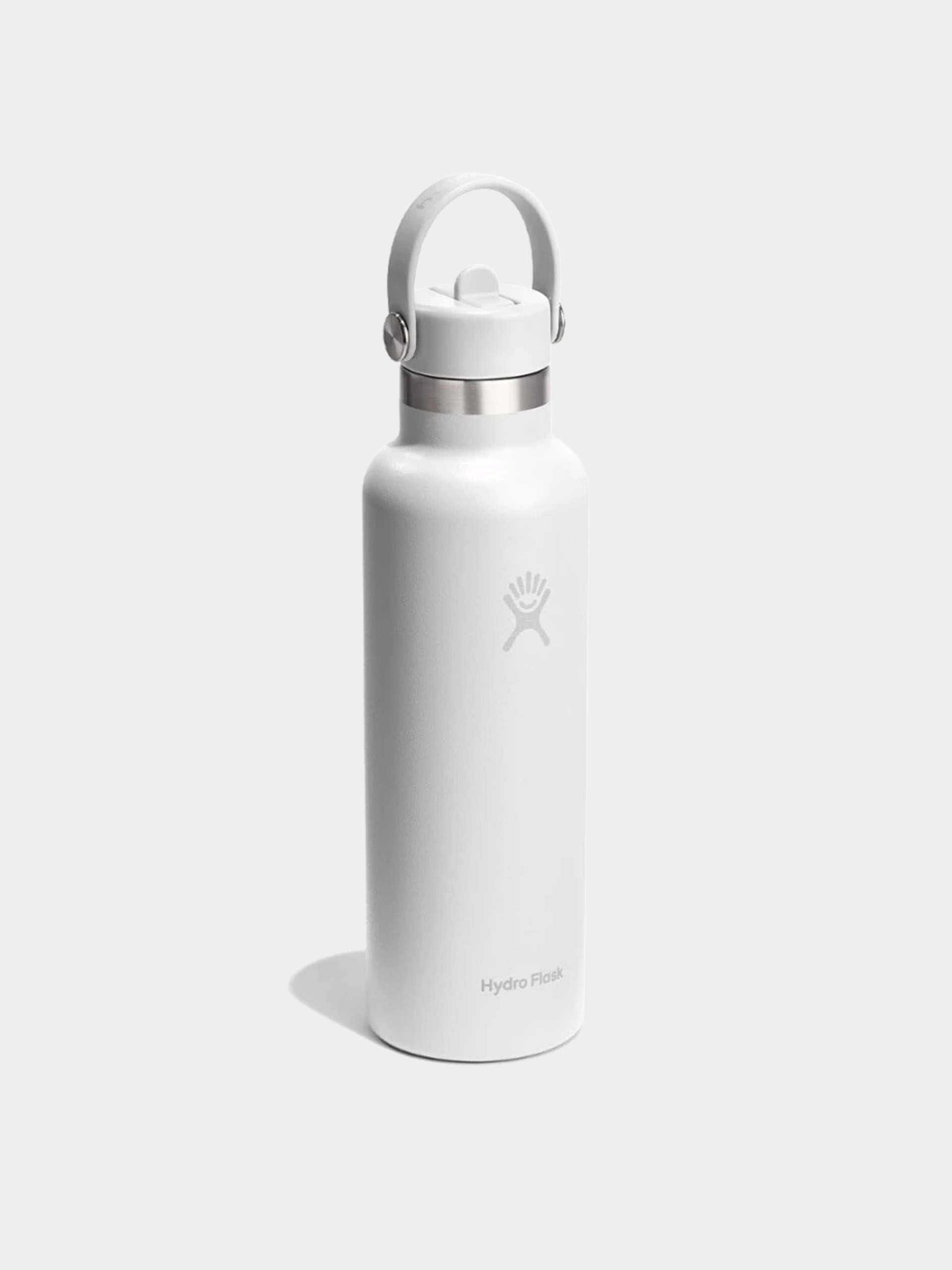 Fľaša Hydro Flask Standard Flex Straw Cap 621ml (white)