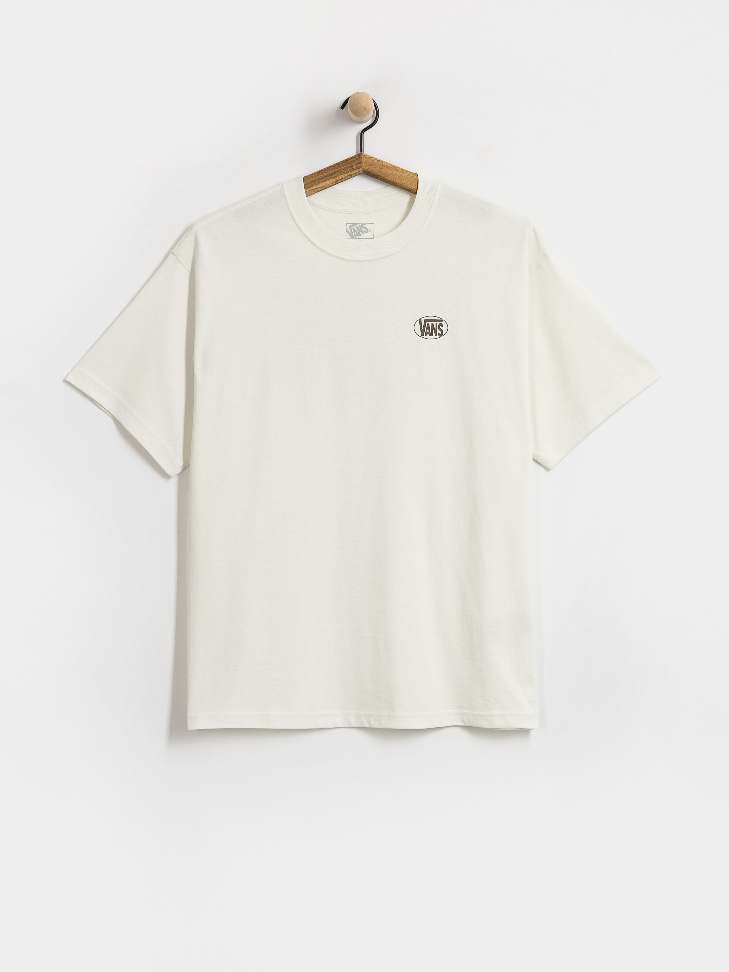Tričko Vans Oval Logo Loose (marshmallow)