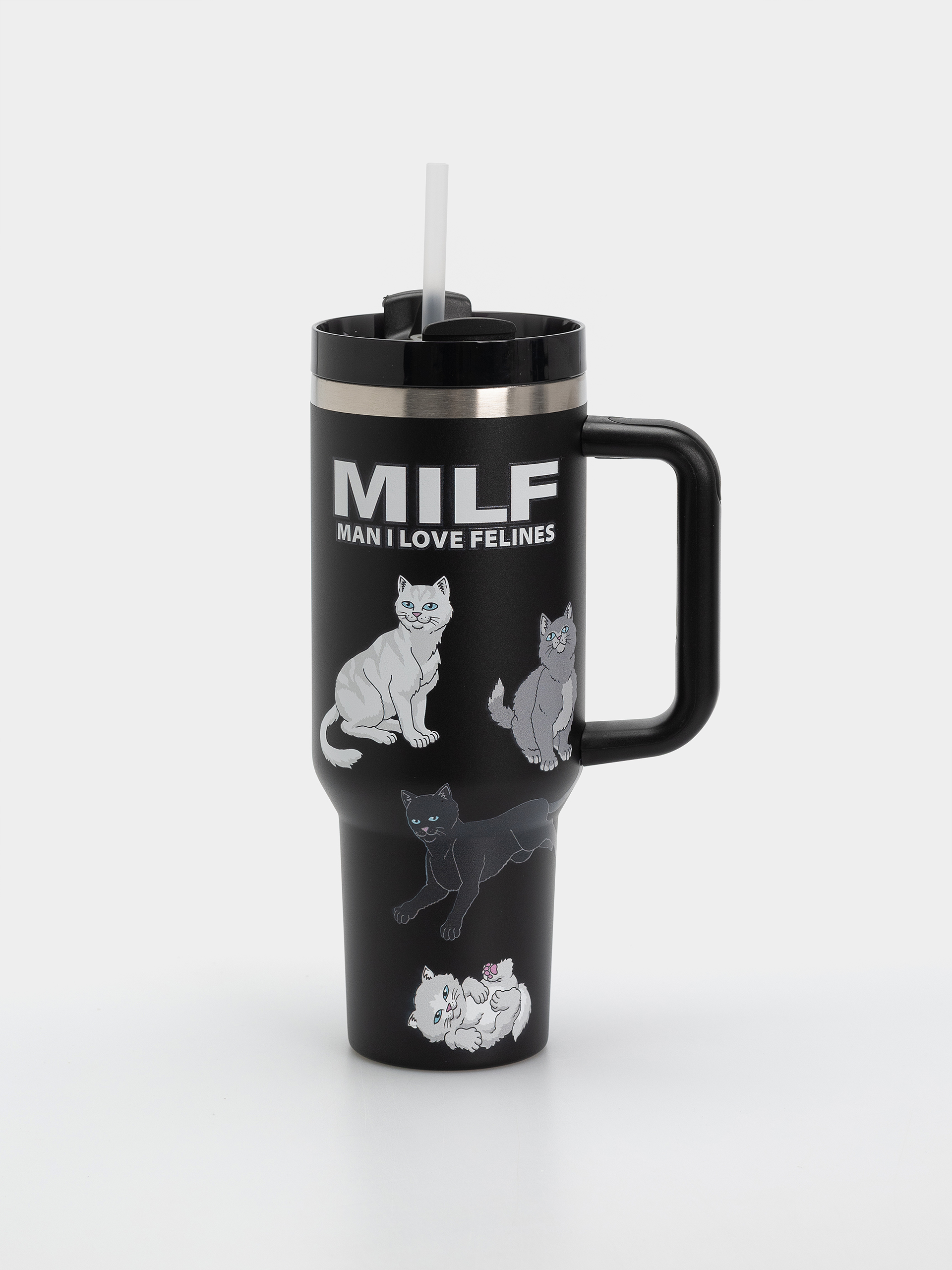 Pohár RipNDip Man I Love Felines Big Ol Cup Tumbler (black)
