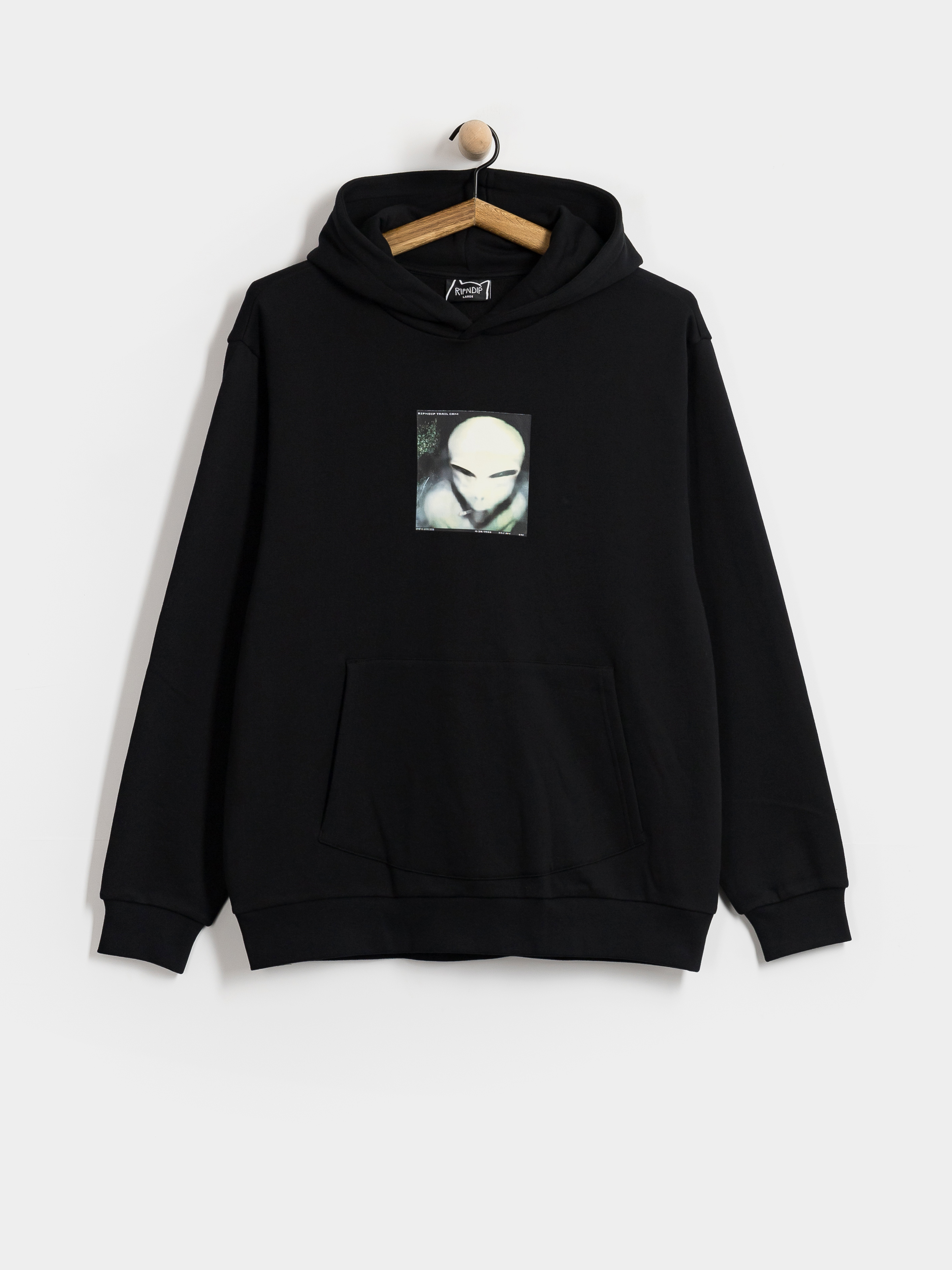 Mikina s kapucňou RipNDip Spacing Out HD (black)