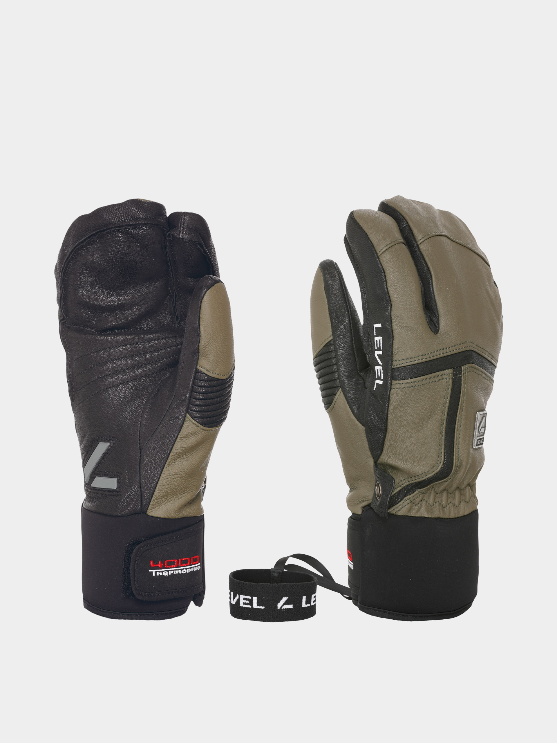 Rukavice Level Off Piste Leather Trigger (clay)