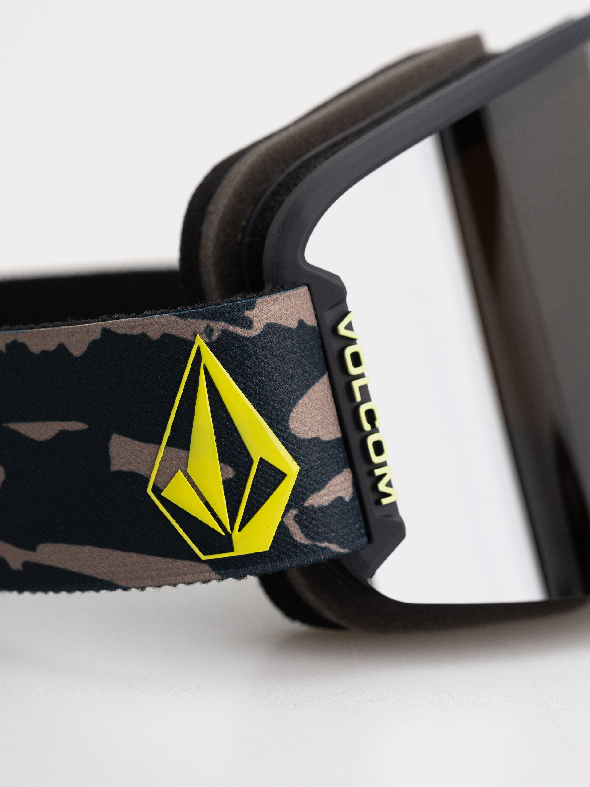 Snowboardové okuliare Volcom Garden 2 (camo/silver chrome+bl yellow)