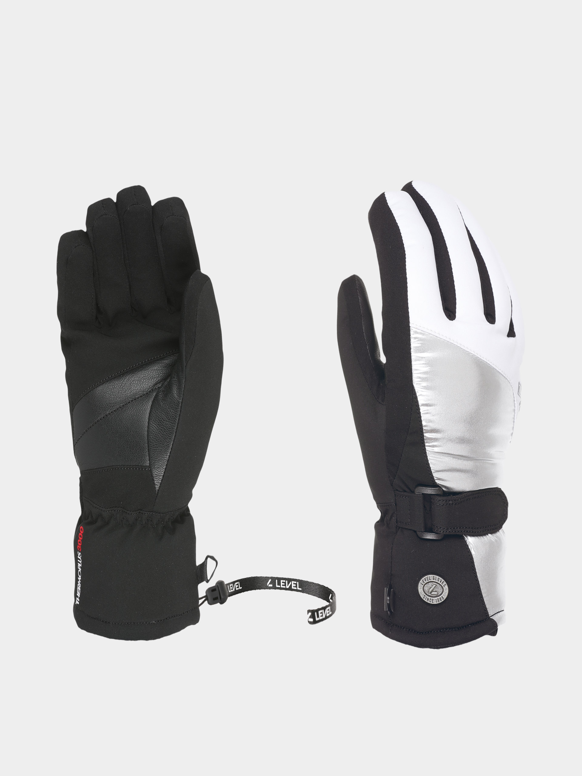 Rukavice Level Eclypse Gore Tex Wmn (silver)