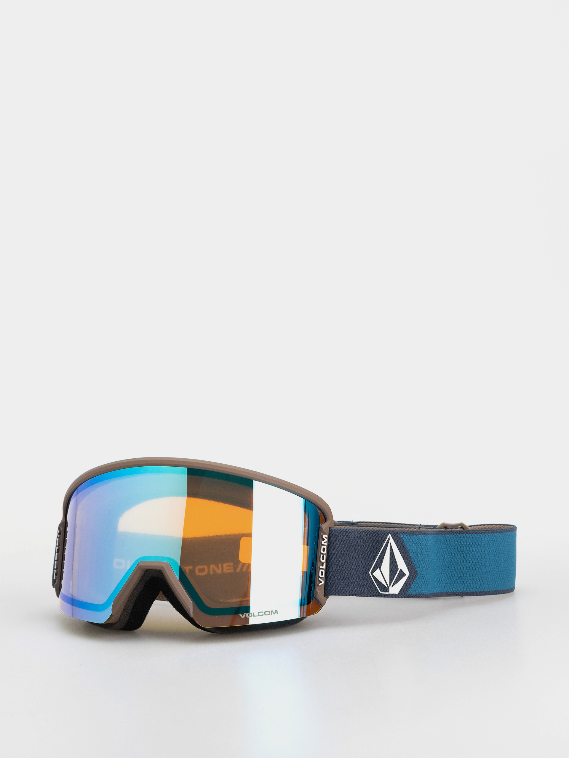 Snowboardové okuliare Volcom Garden 2 (nvy cbt/ice chrome+bl dark grey)