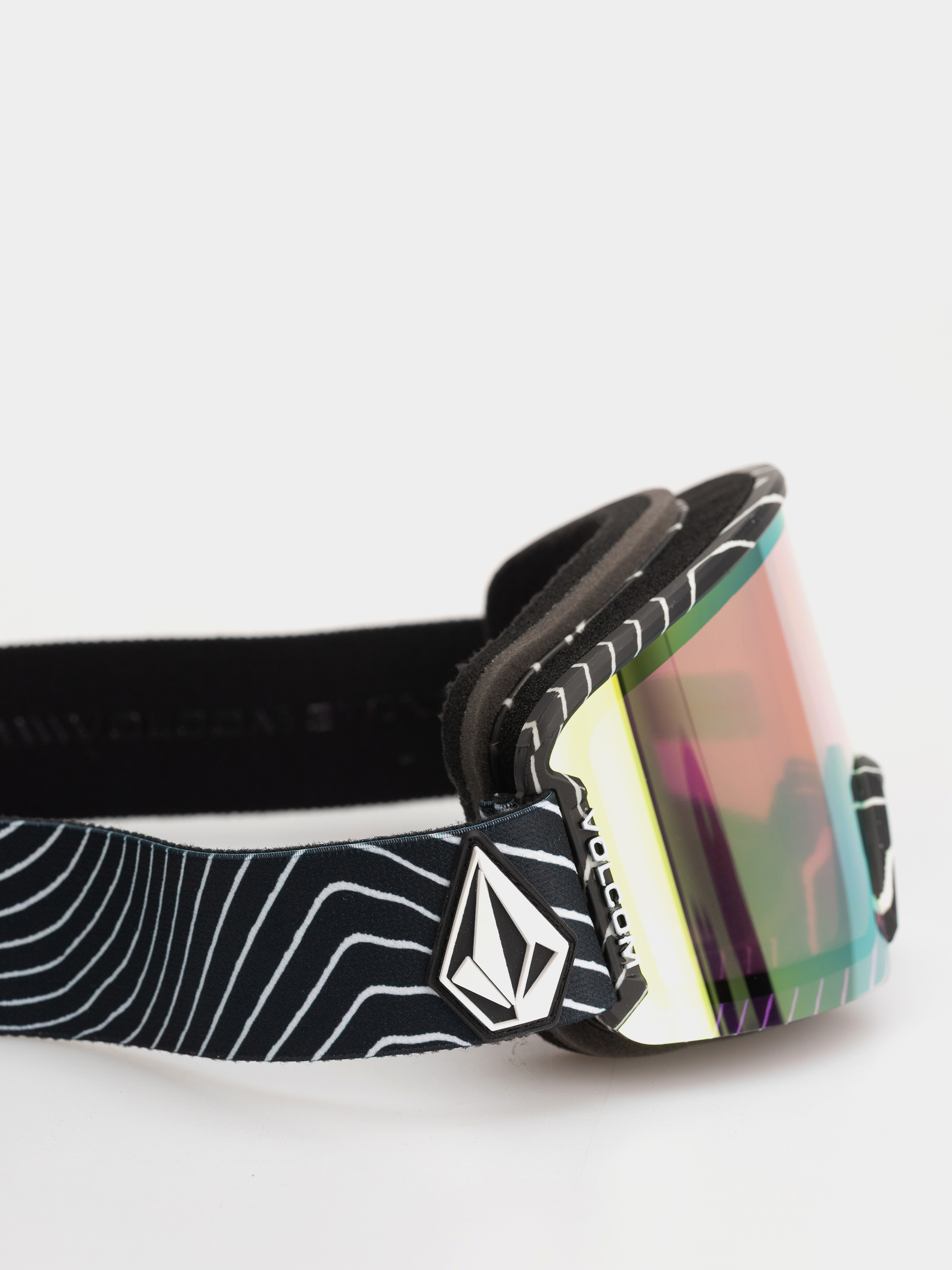 Snowboardové okuliare Volcom Garden 2 (op art/gold chrome+bl rose)