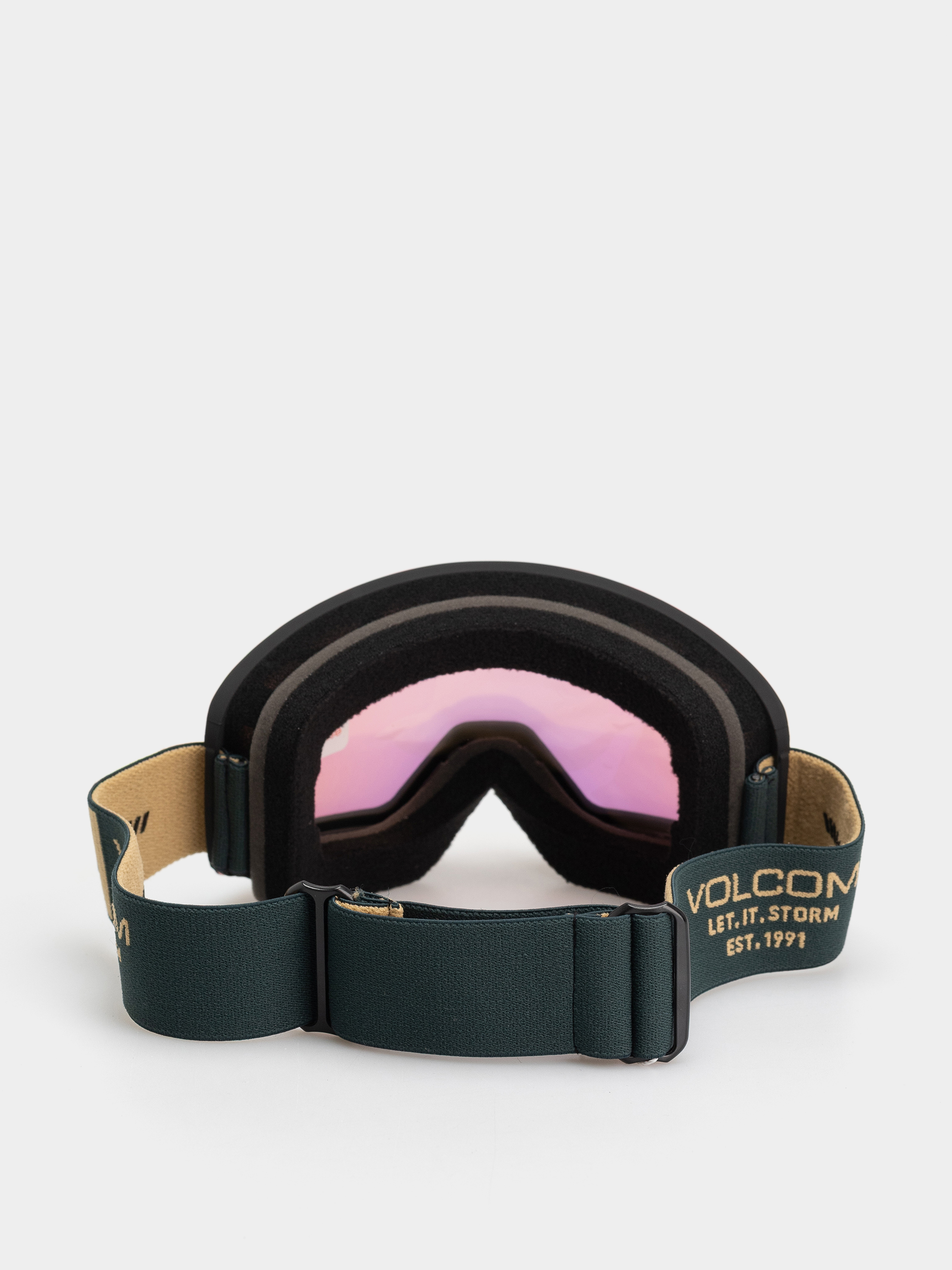 Snowboardové okuliare Volcom Garden 2 (scb snd/gold chrome+bl dark grey)