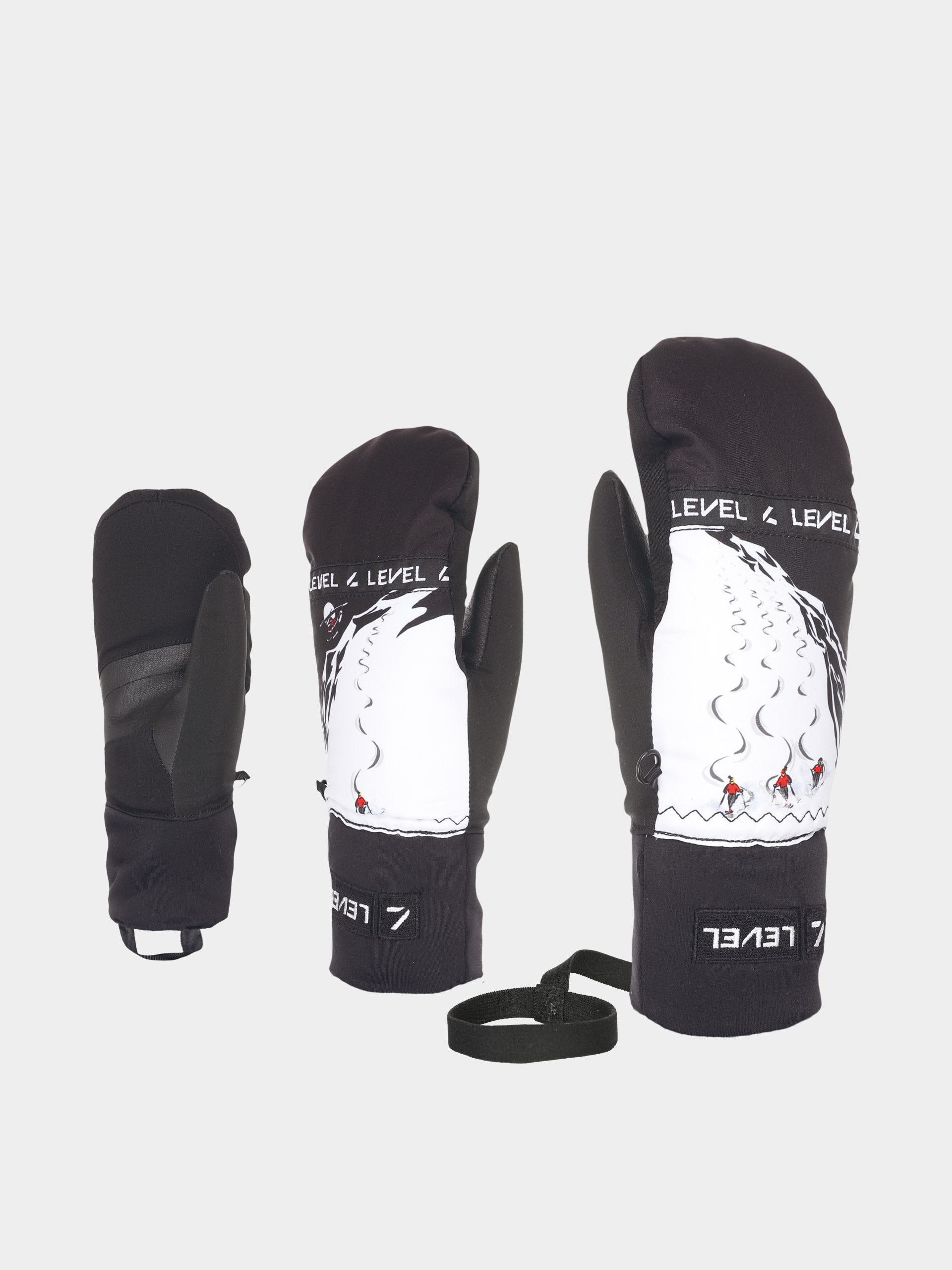 Rukavice Level Comet Jr Mitt JR (pk white)