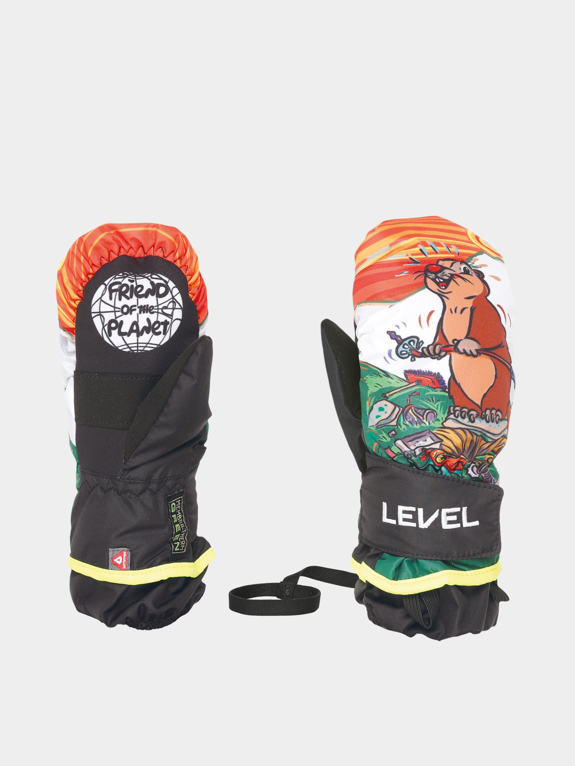 Rukavice Level Animal Mitt JR (pk brown)