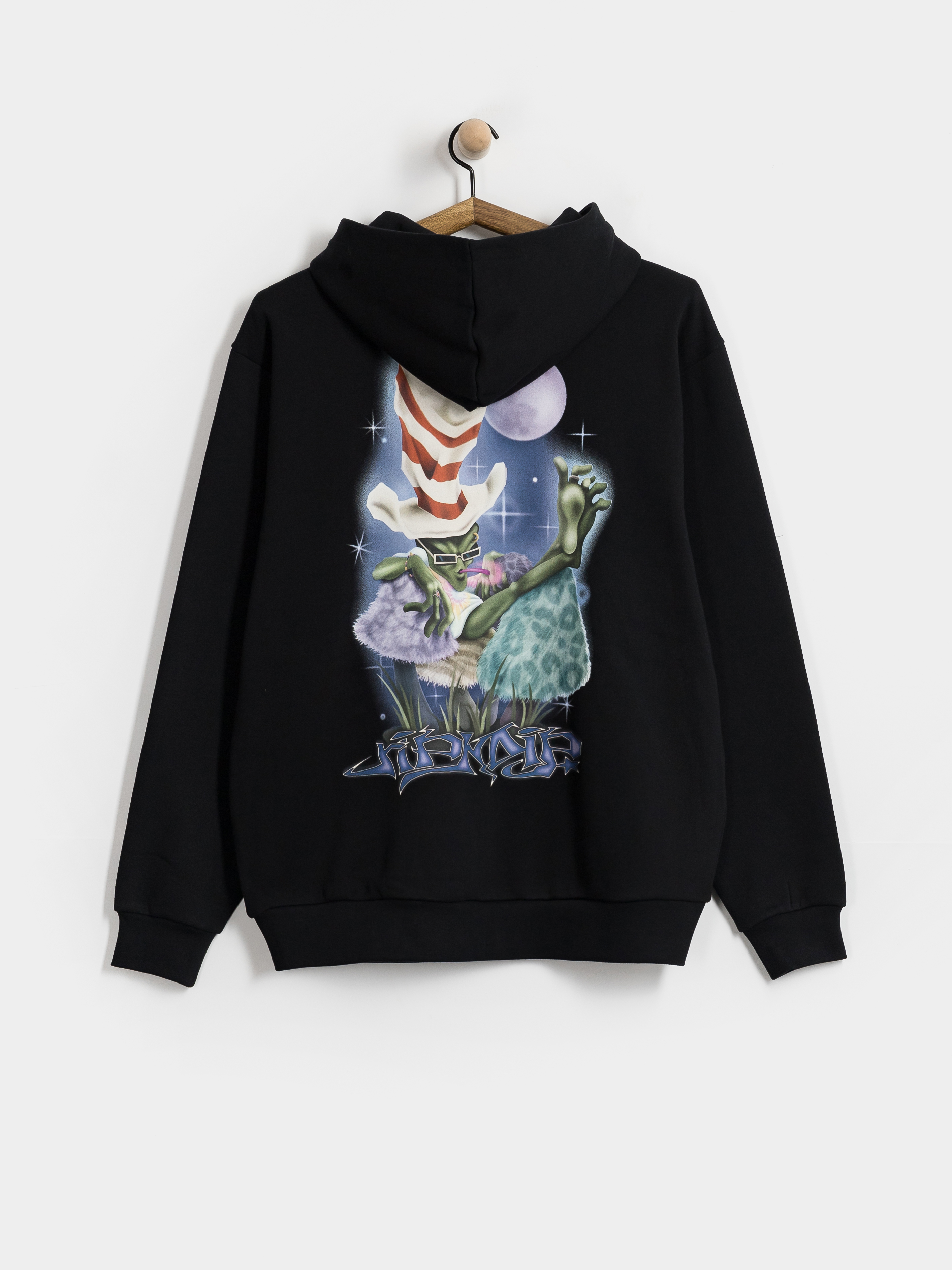 Mikina s kapucňou RipNDip Big Poe HD (black)