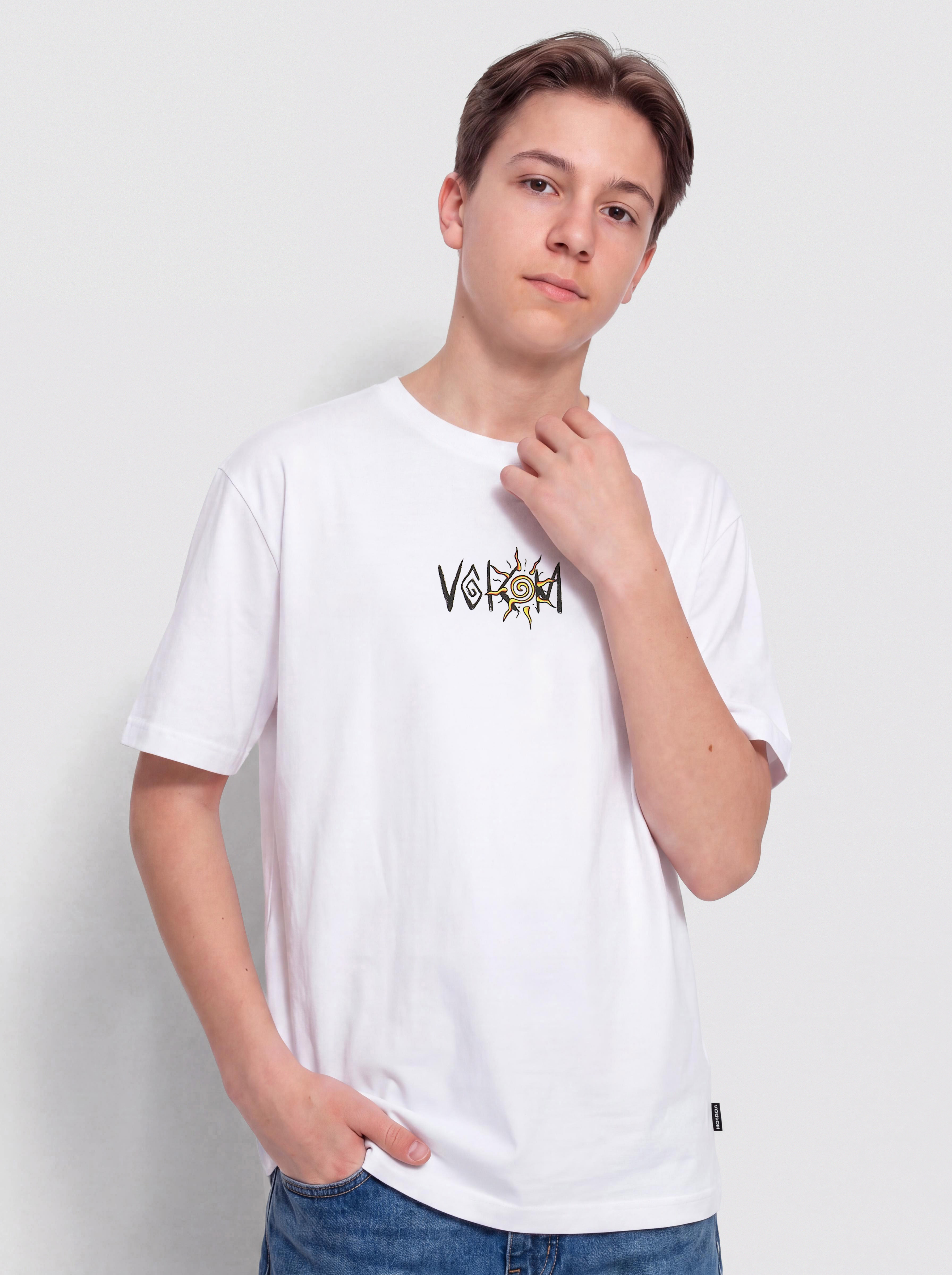 Tričko Volcom Sunfish Bsc JR (white)