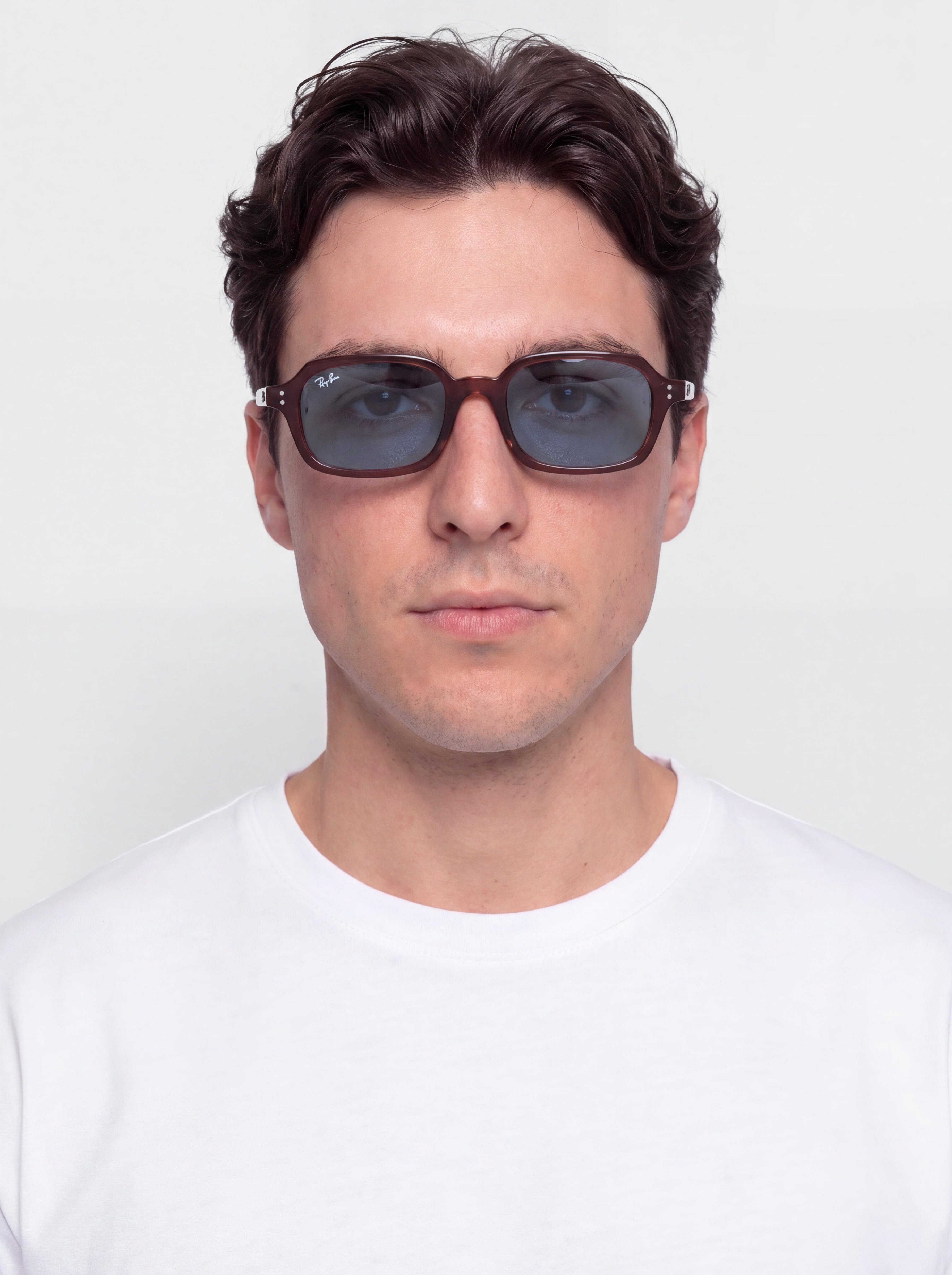 Slnečné okuliare Ray-Ban Zuri (polerowany zardzewiały brązowy/niebieski)