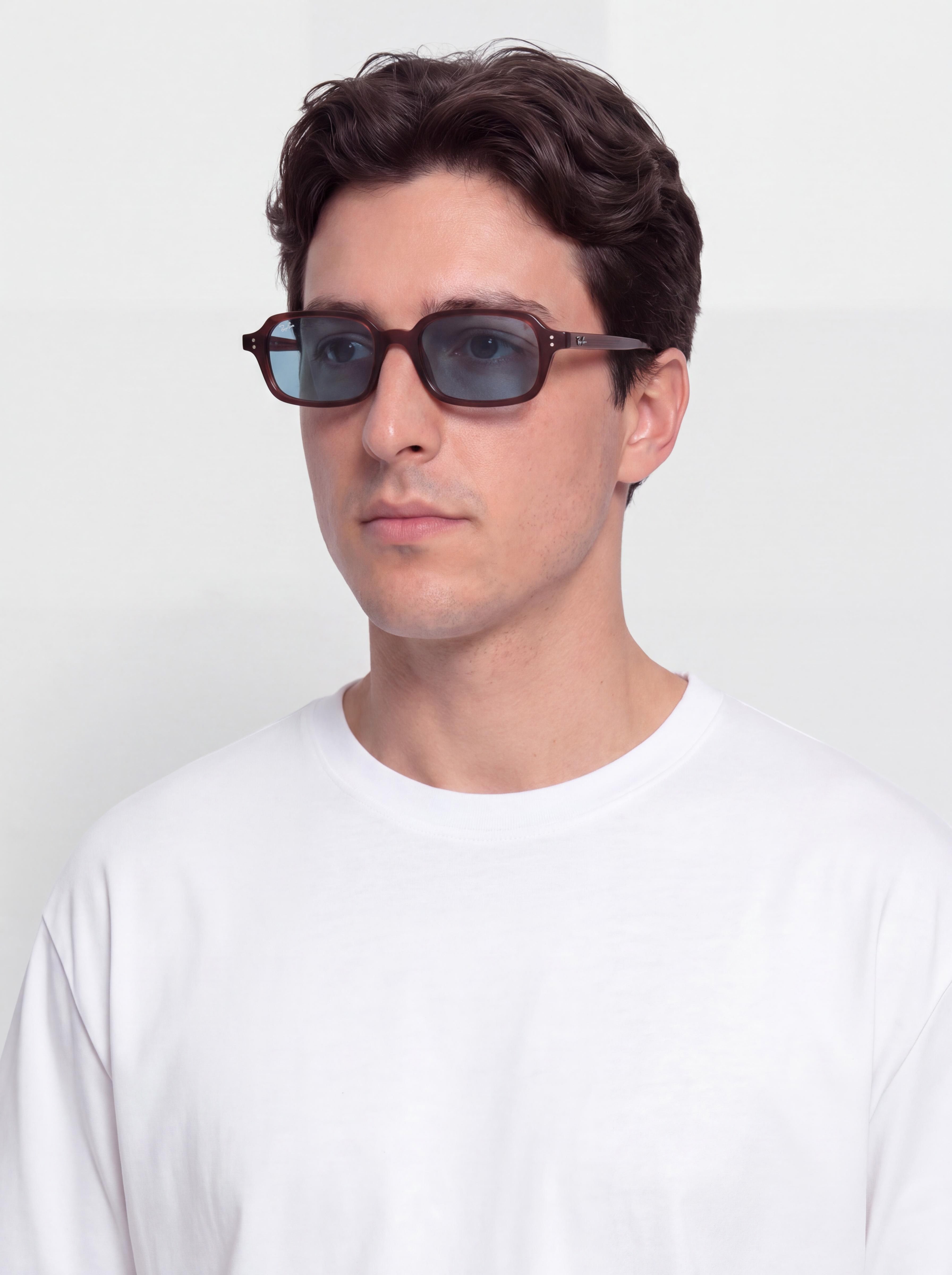Slnečné okuliare Ray-Ban Zuri (polerowany zardzewiały brązowy/niebieski)
