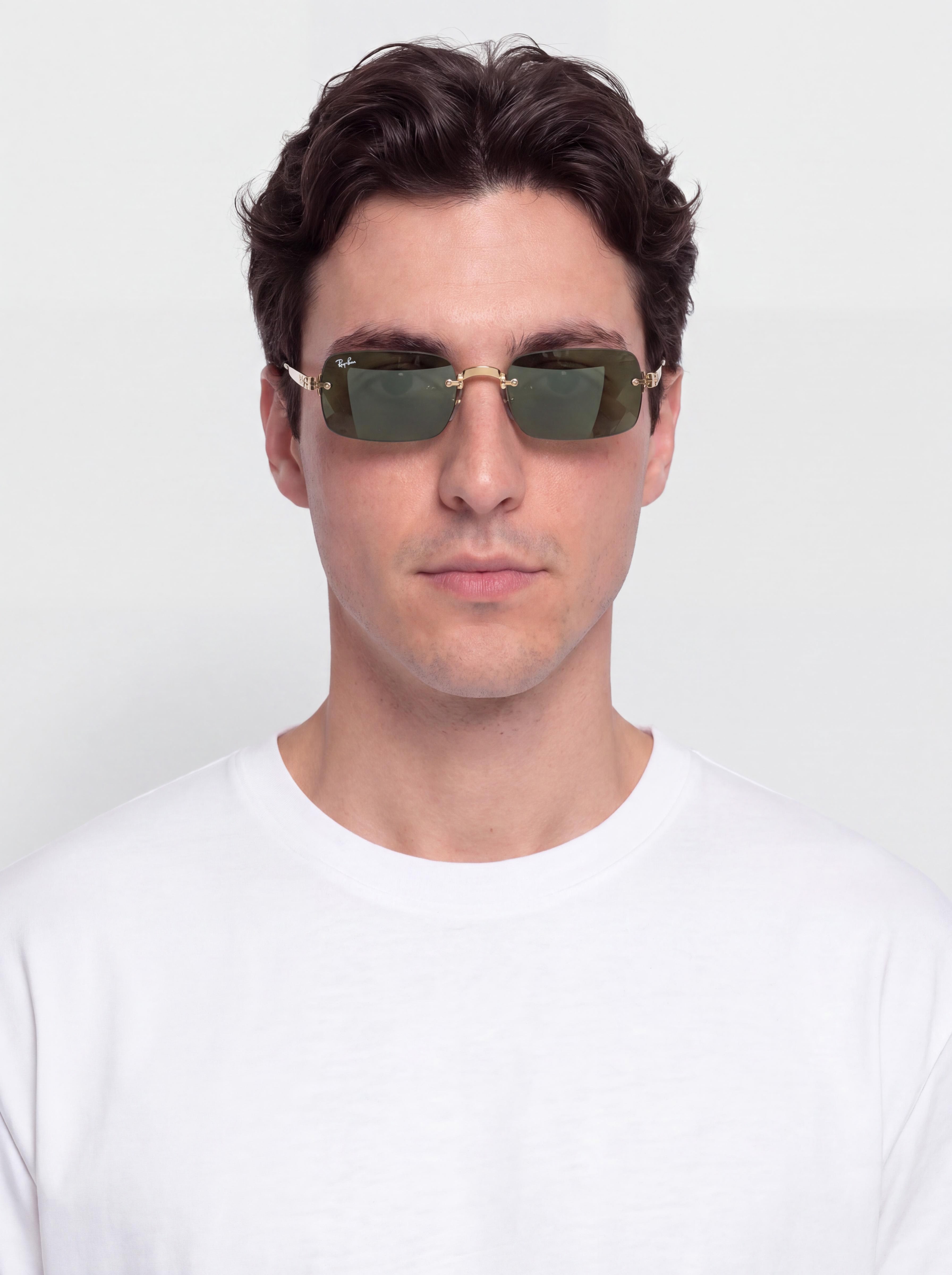 Slnečné okuliare Ray-Ban Rb3928 By A$Ap Rocky (polerowany złoto arista/ciemnogreen)