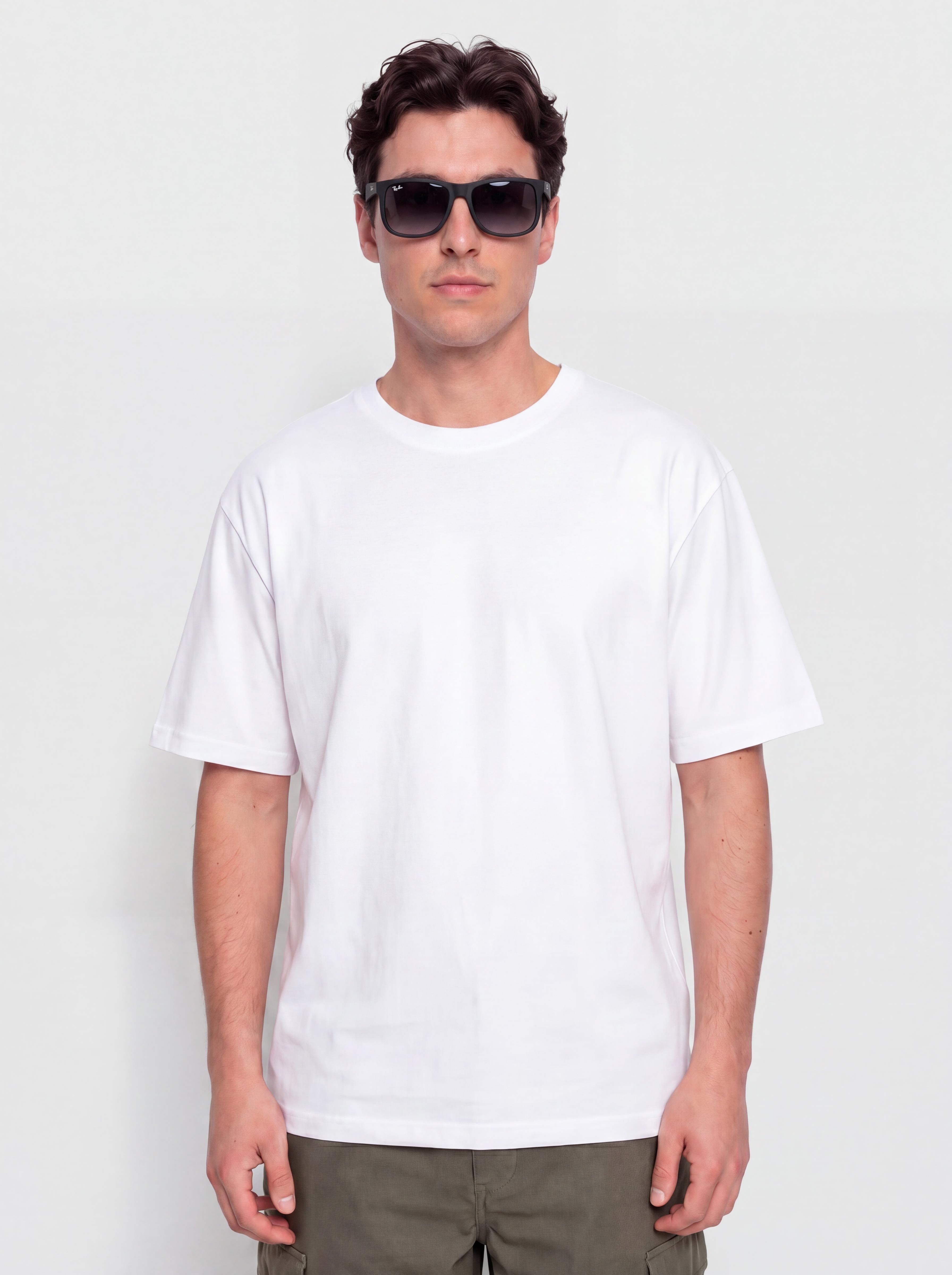 Slnečné okuliare Ray-Ban Justin Classic (matowy guma czarny/ciemnoszary)