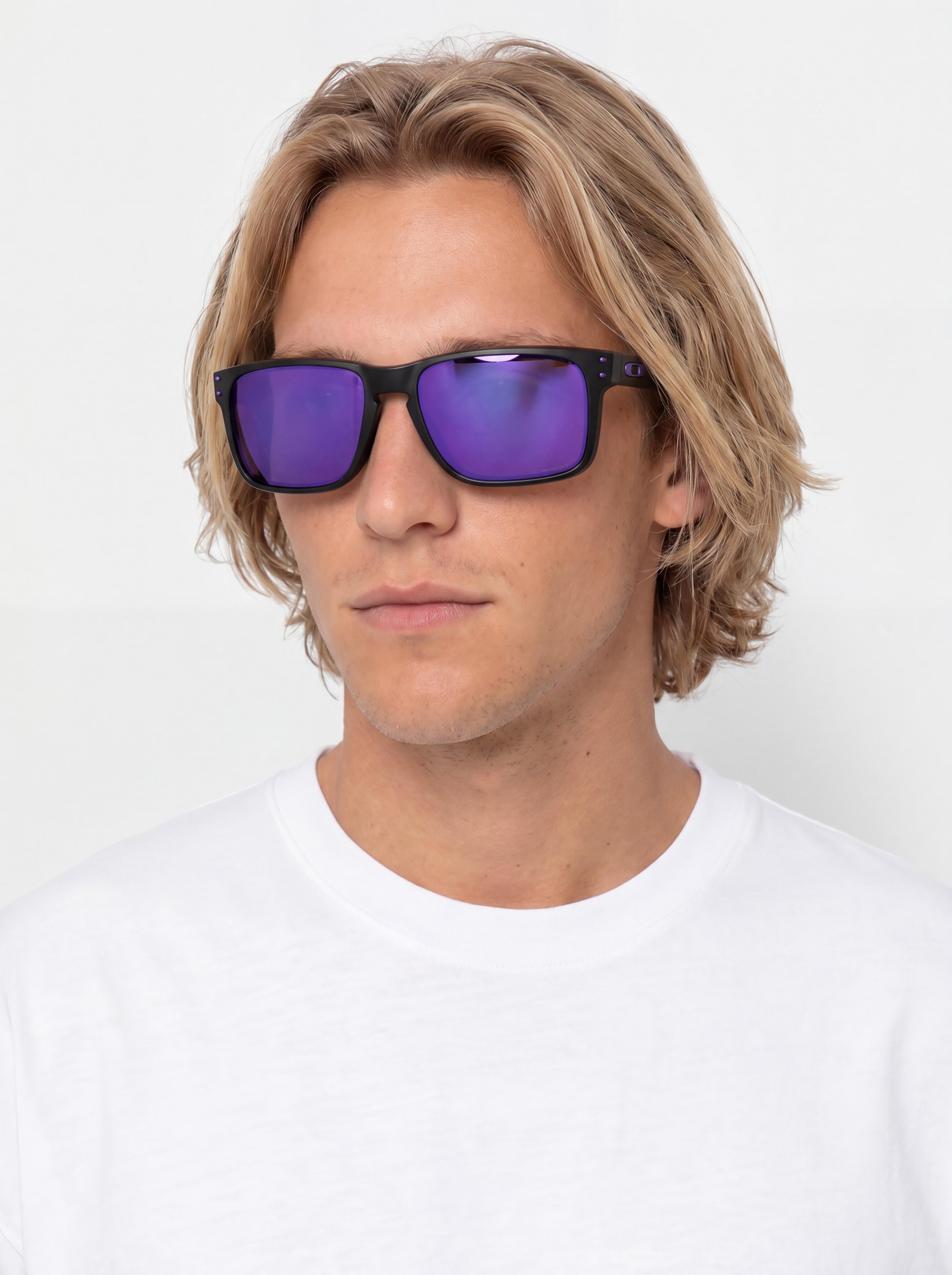Slneu010dnu00e9 okuliare Oakley Holbrook XL (matte black/prizm violet)