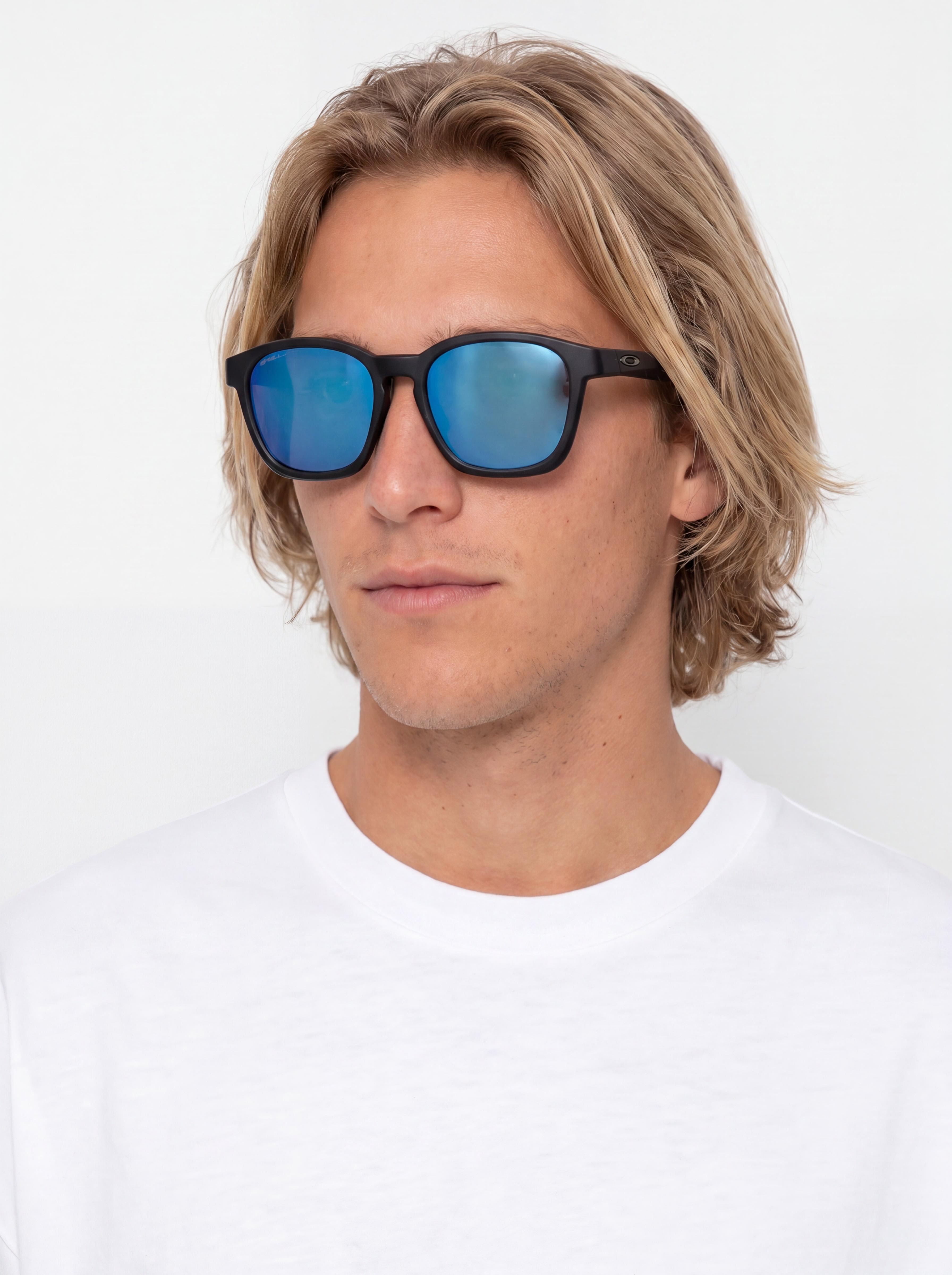 Slneu010dnu00e9 okuliare Oakley Shackle (matte black/prizm sapphire)