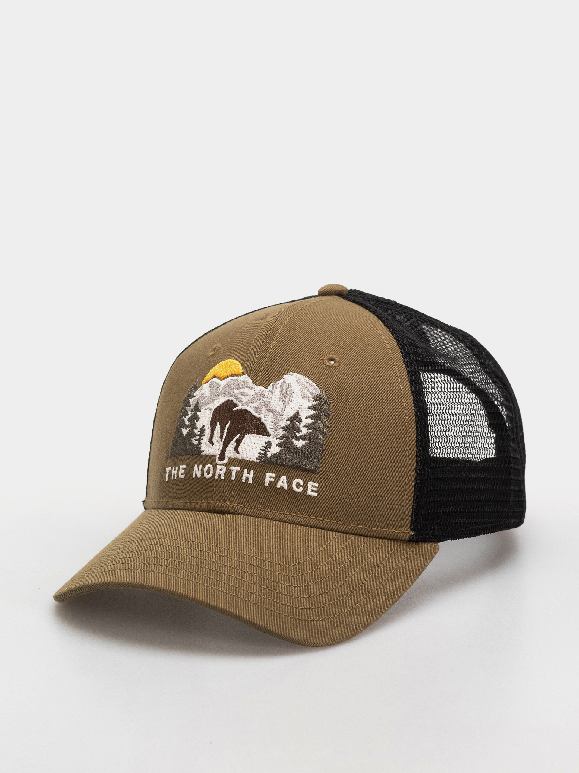 u0160iltovka The North Face Embroidered Mudder Trucker (caraway seed/bear graph)