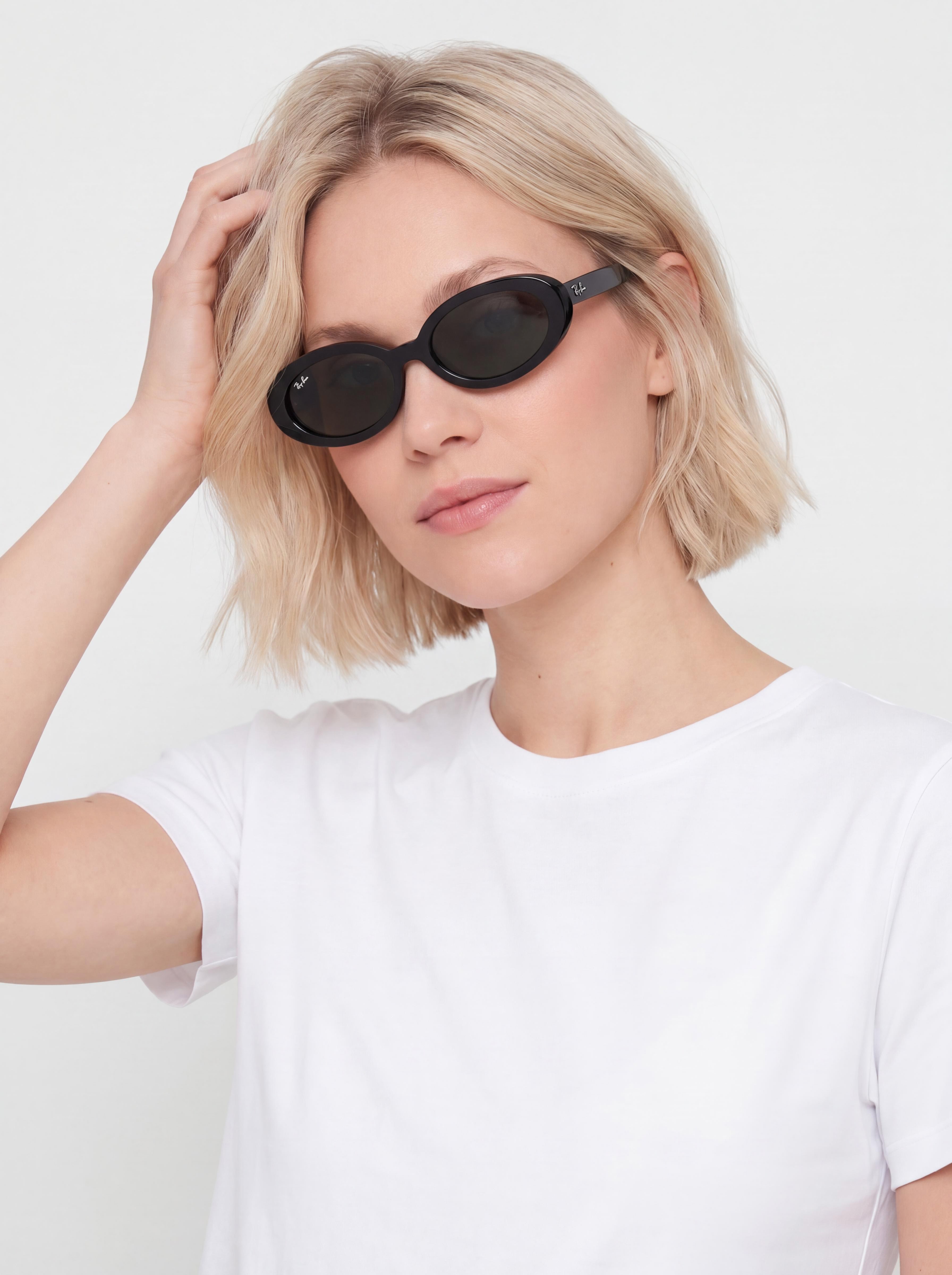 Slnečné okuliare Ray-Ban Rb2223 (polerowany czarny/zielony)