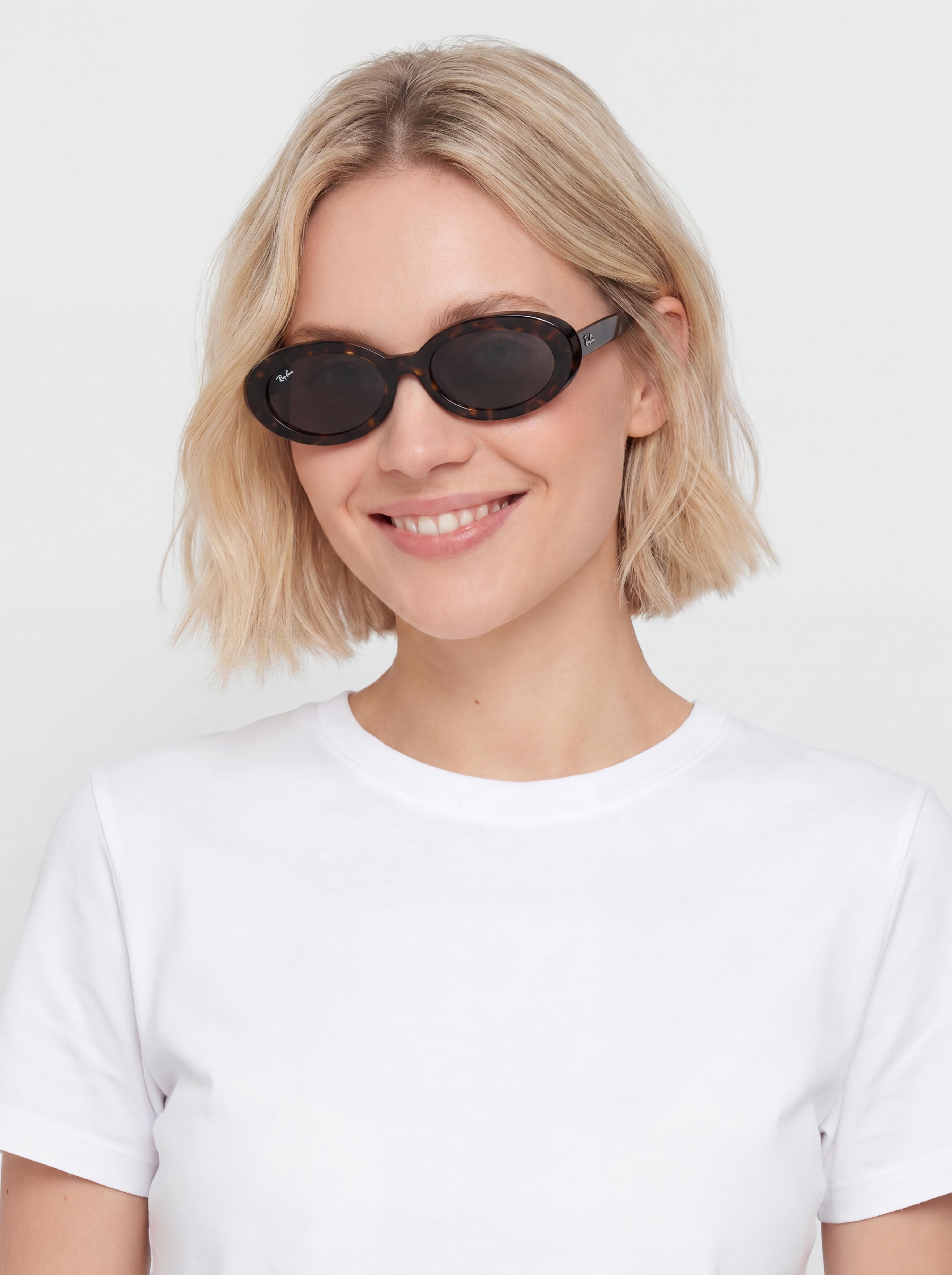 Slnečné okuliare Ray-Ban Rb2223 (polerowany havana/ciemnoszary)